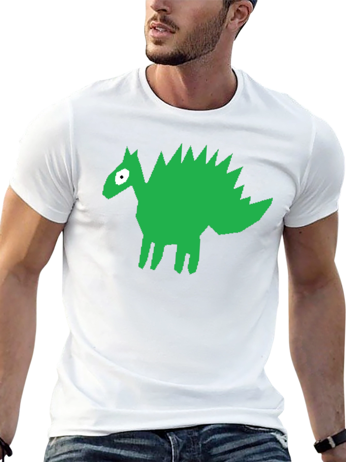 Dinosaur Graphic Black T-Shirt - Unique Design