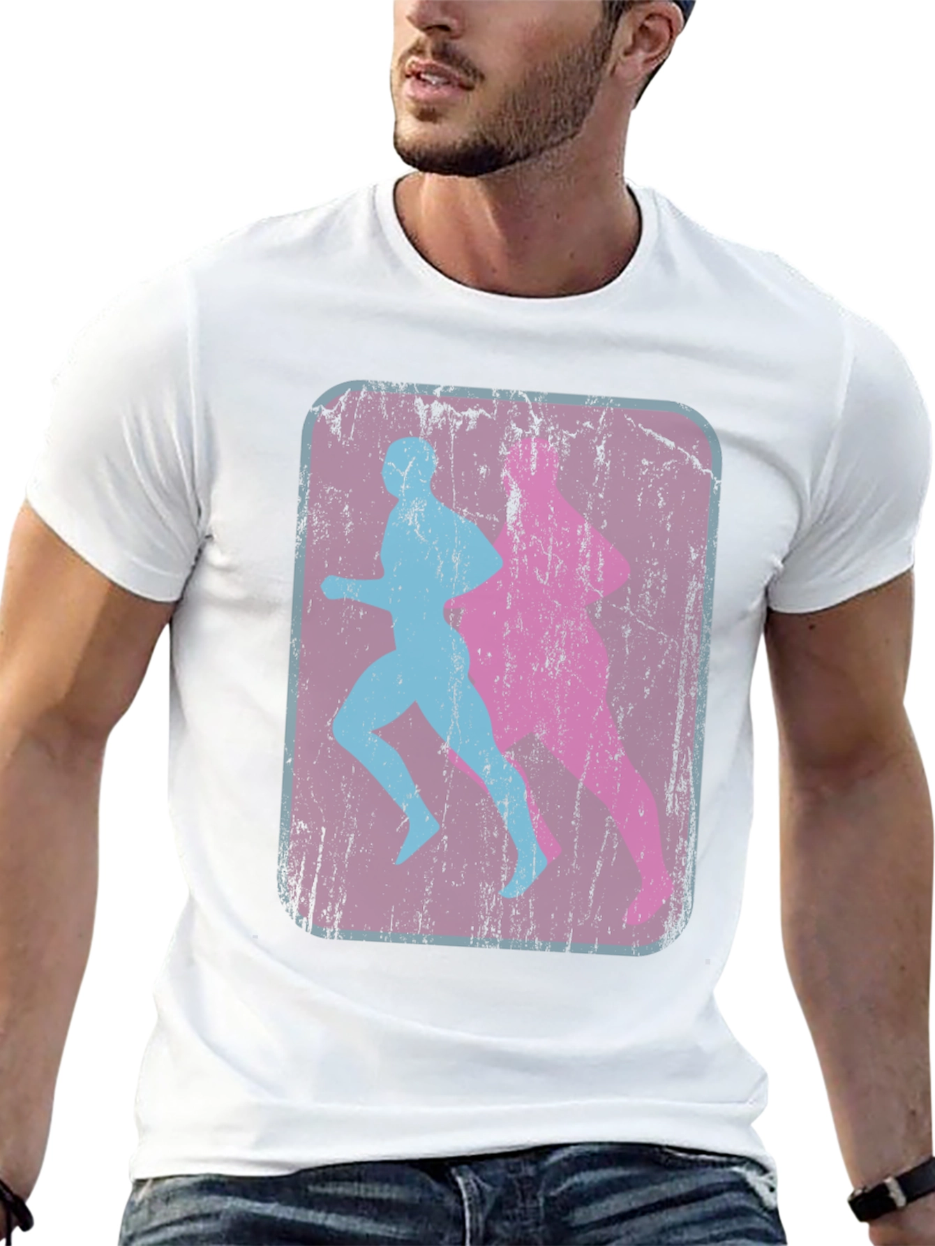 Retro Runner Graphic T-Shirt