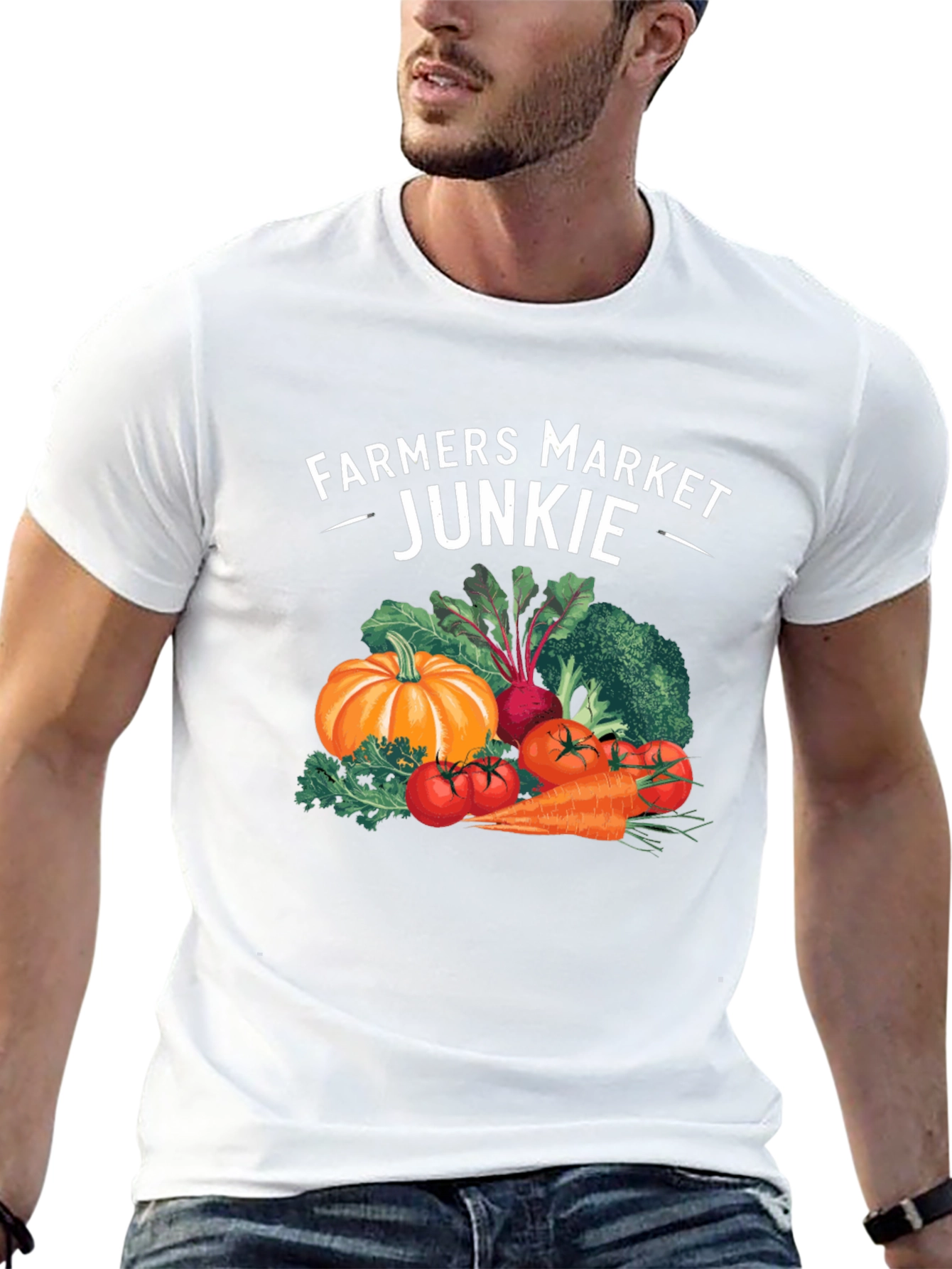 Farmers Market Junkie Graphic T-Shirt