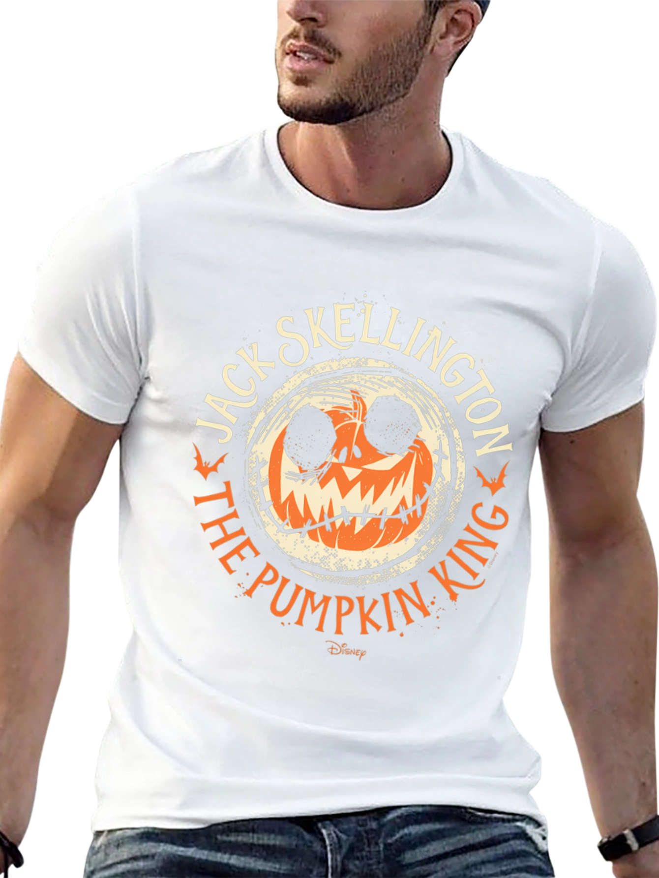 Jack Skellington Pumpkin King Black T-Shirt