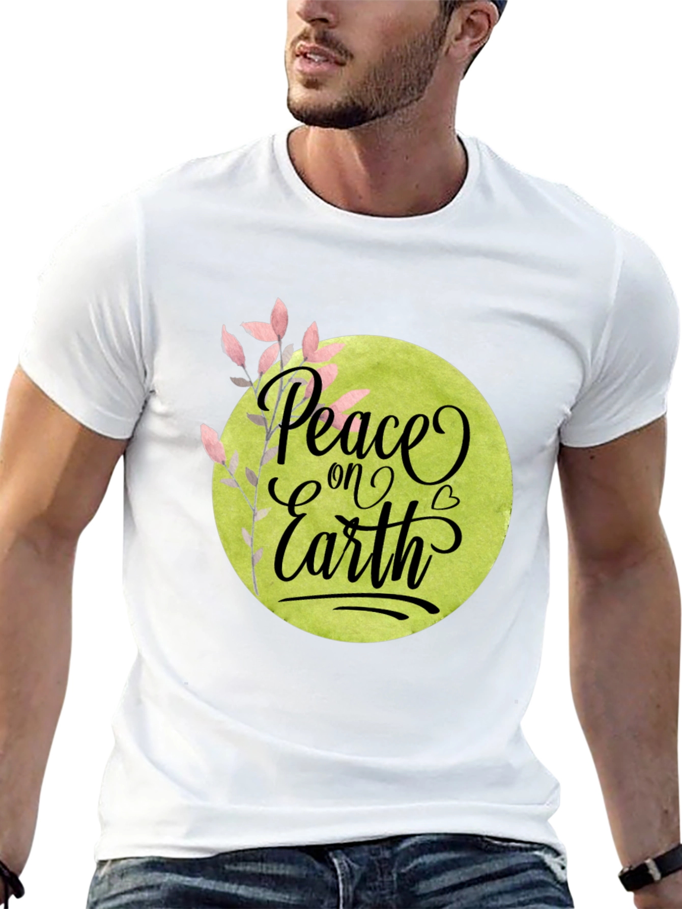 Peace on Earth Graphic Tee - Stylish Comfort
