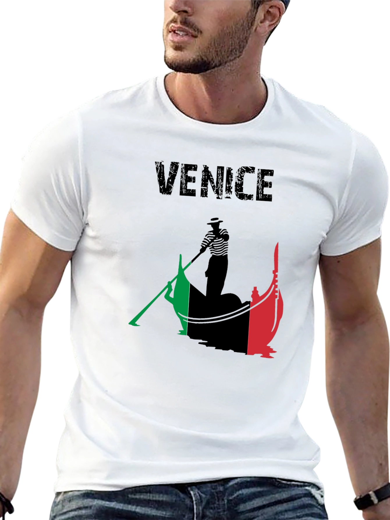 Venice Gondola Graphic T-Shirt