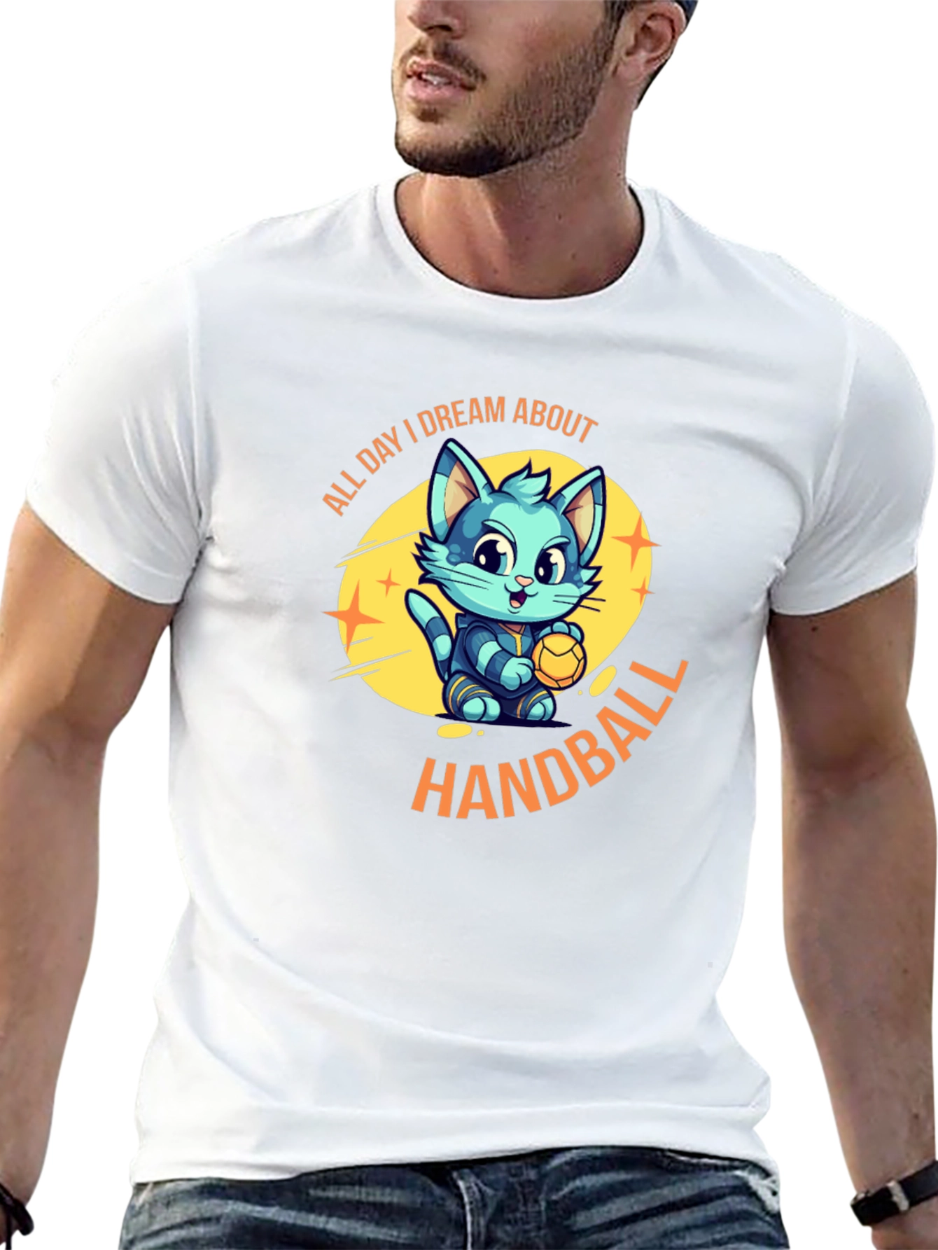 Dream About Handball Black T-Shirt