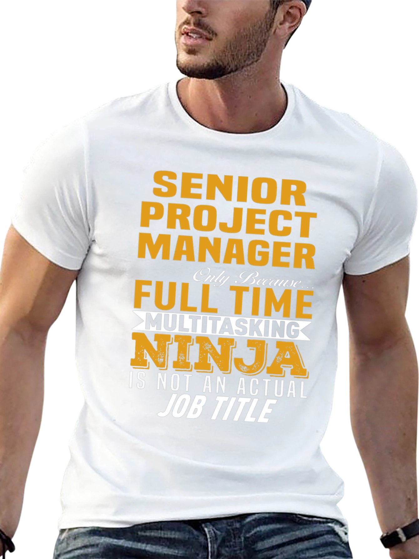 Senior Project Manager Multitasking Ninja T-Shirt