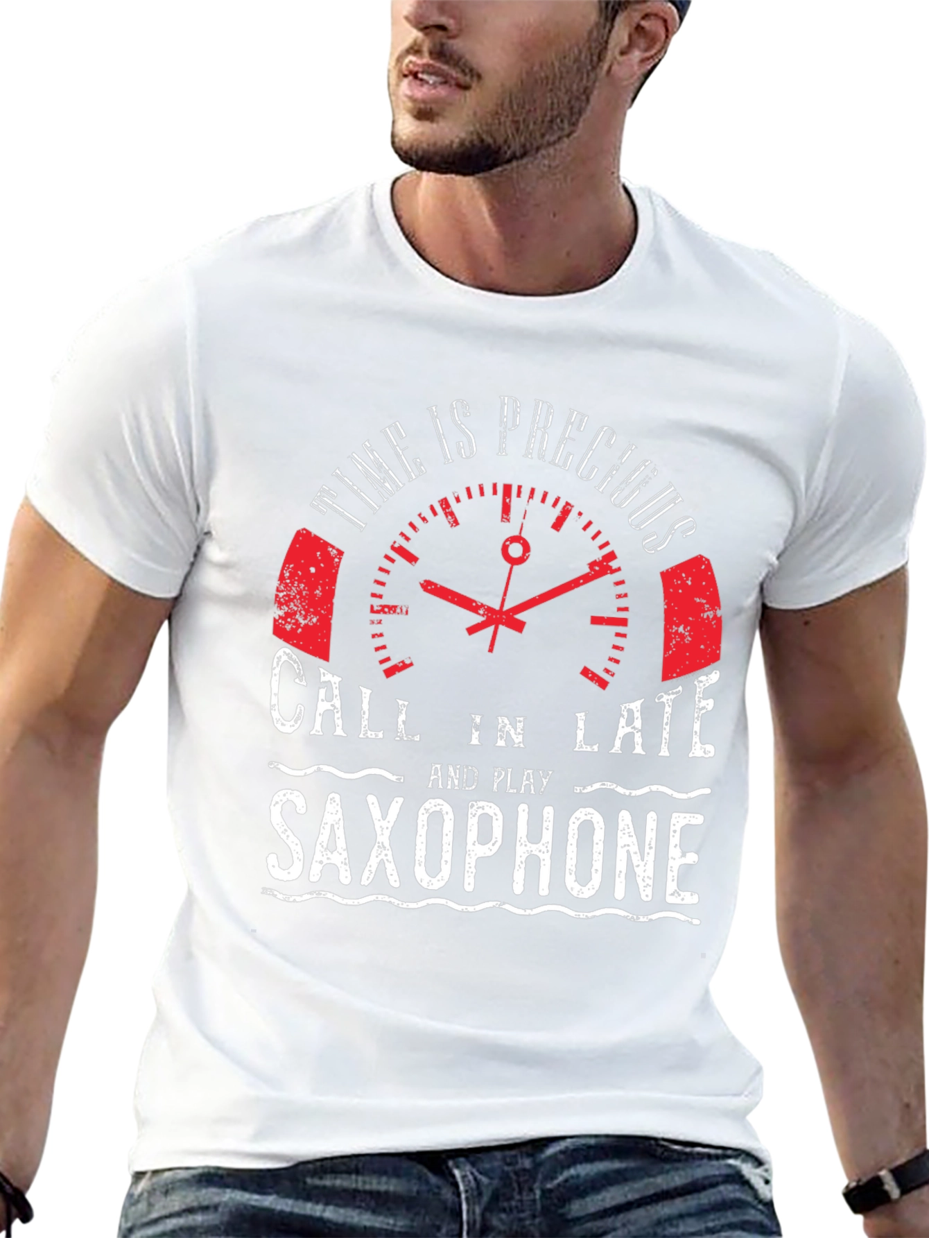 Time is Precious Saxophone T-Shirt