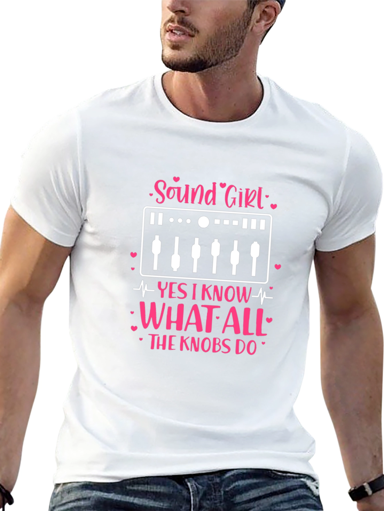 Sound Girl T-Shirt: Knows All the Knobs!