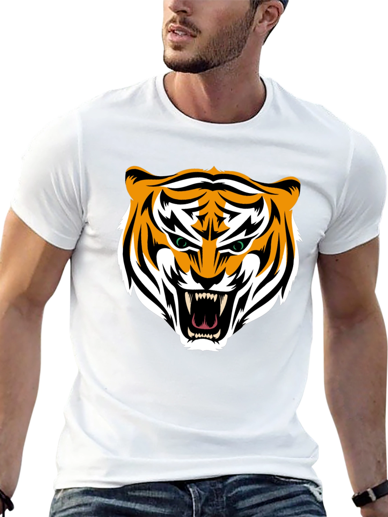 Black Tiger Graphic Tee