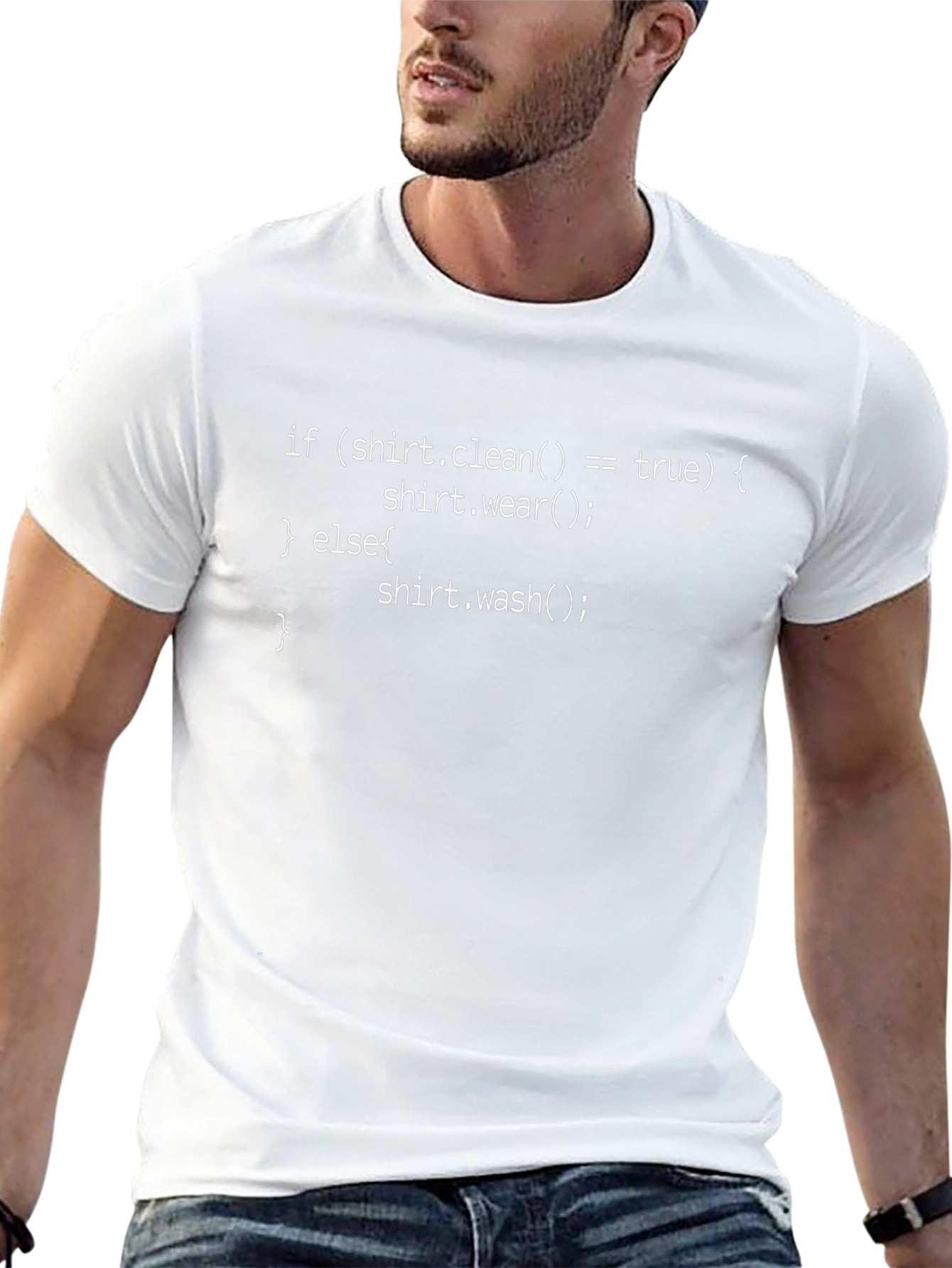 Programmer T-Shirt - Clean Shirt Code Graphic