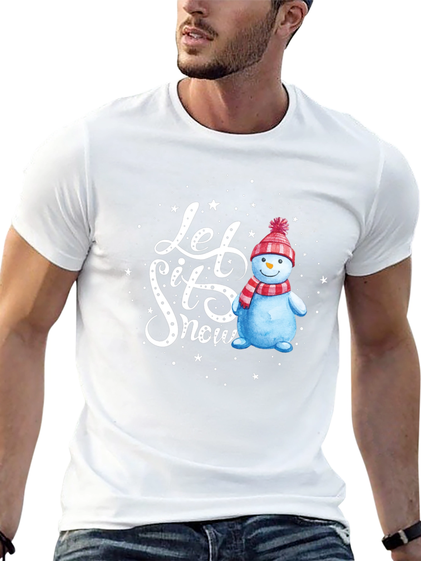 Festive Let It Snow Graphic Tee