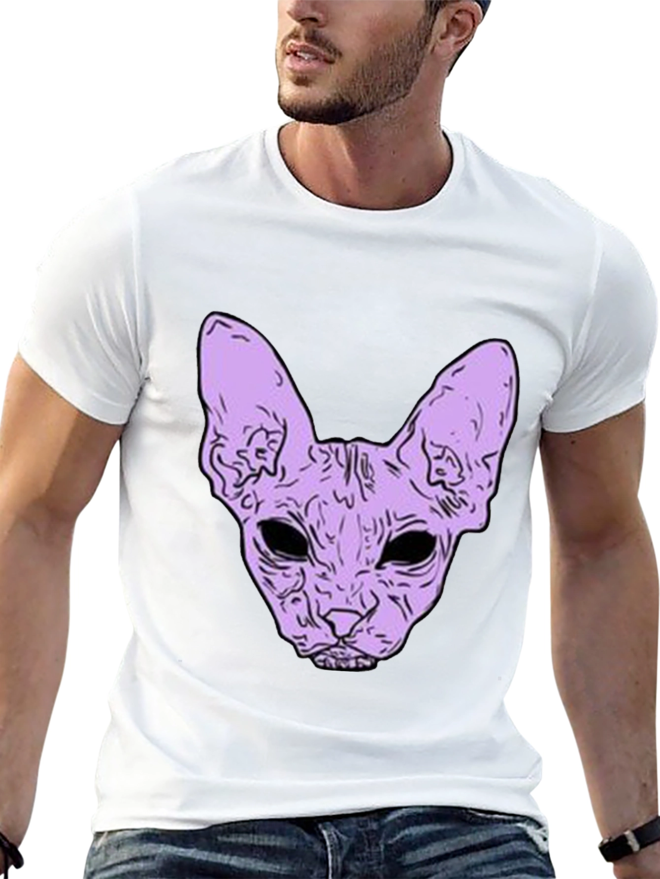 Sphynx Cat Graphic T-Shirt - Unique Design