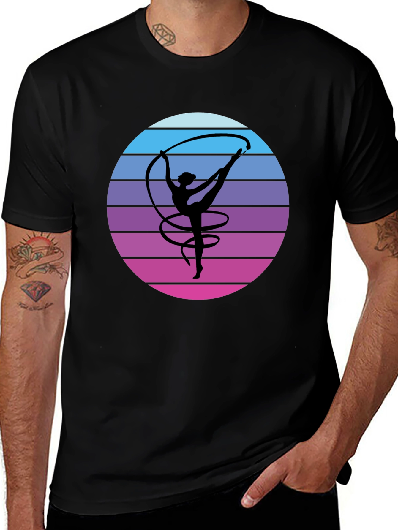 Rhythmic Gymnastics T-Shirt - Retro Design