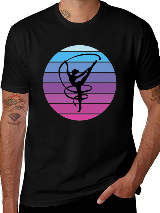 Rhythmic Gymnastics T-Shirt - Retro Design