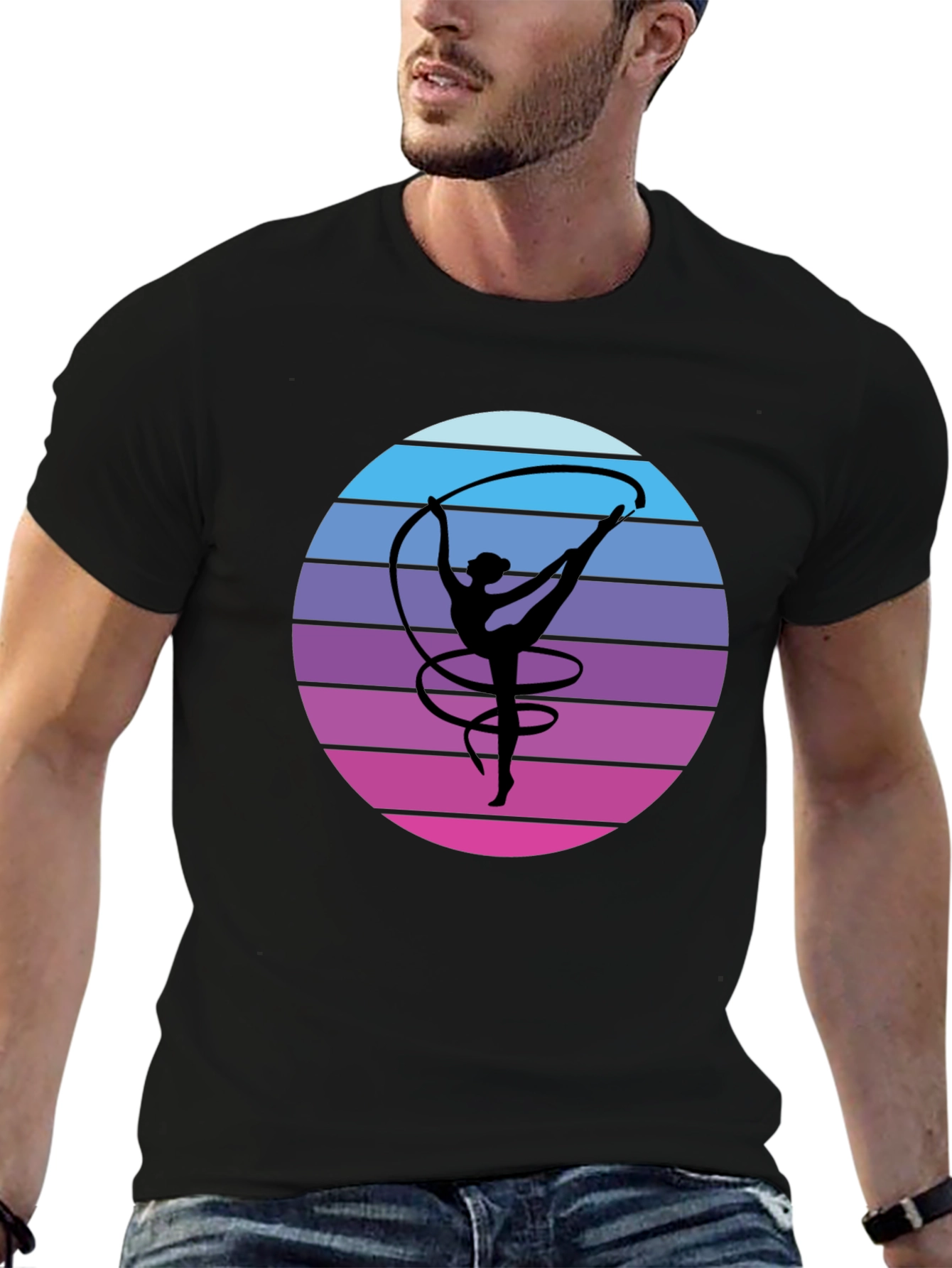 Rhythmic Gymnastics T-Shirt - Retro Design