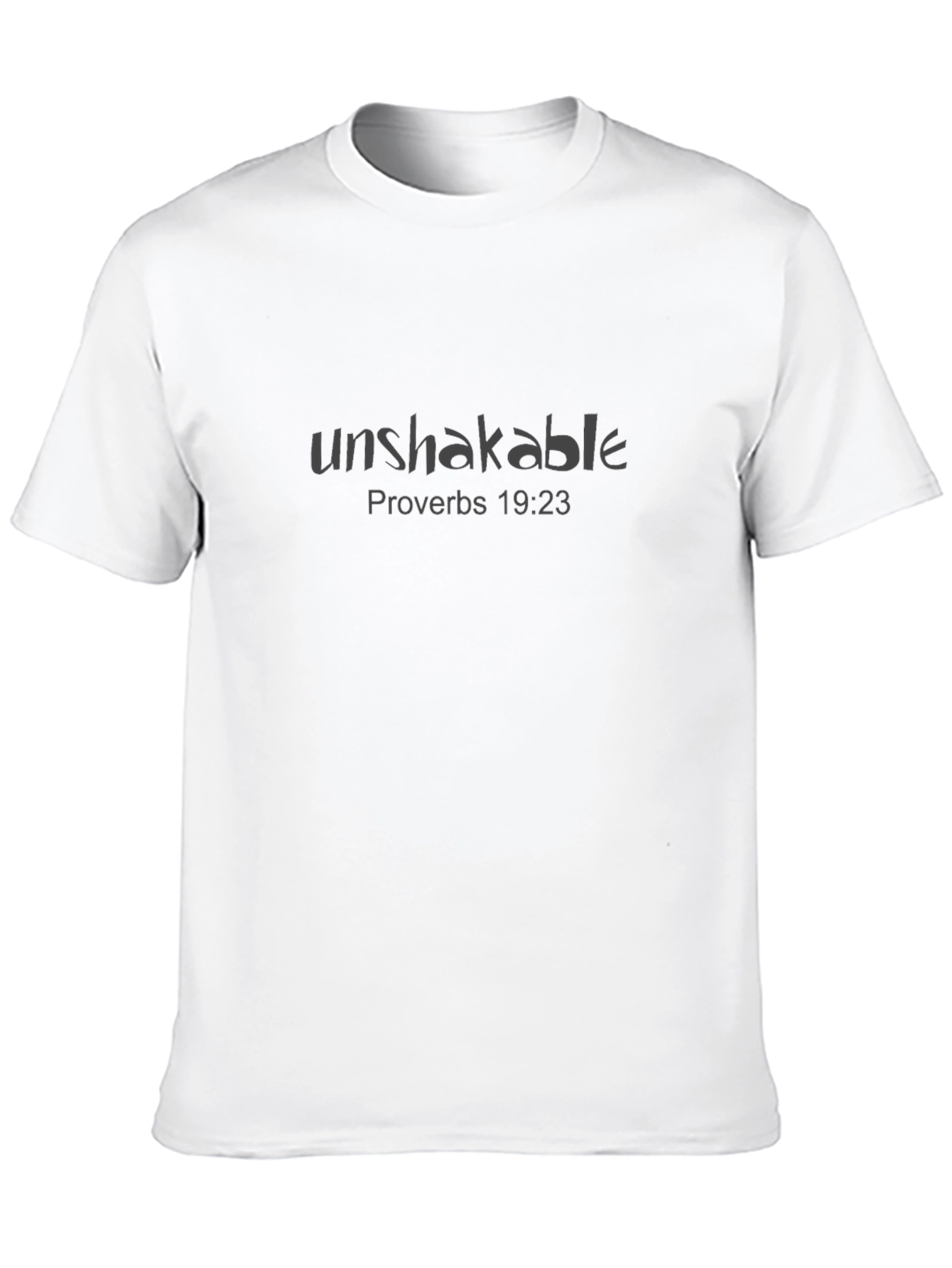 Unshakable Proverbs 19:23 Graphic Tee