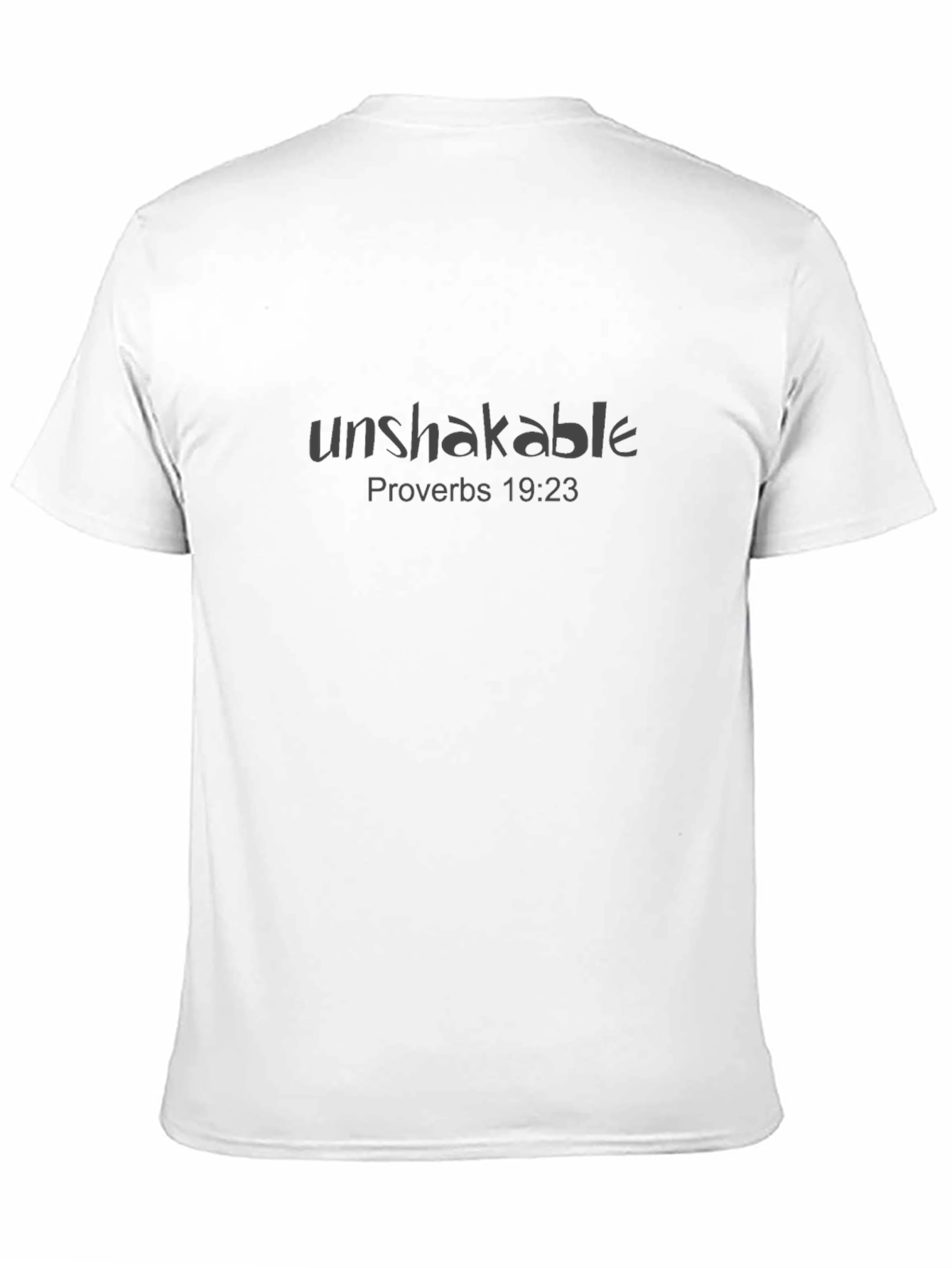 Unshakable Proverbs 19:23 Graphic Tee