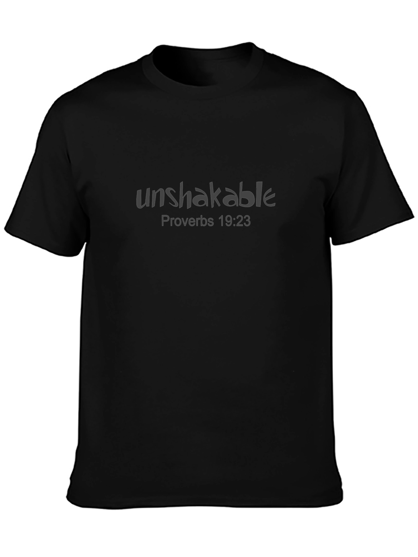 Unshakable Proverbs 19:23 Graphic Tee