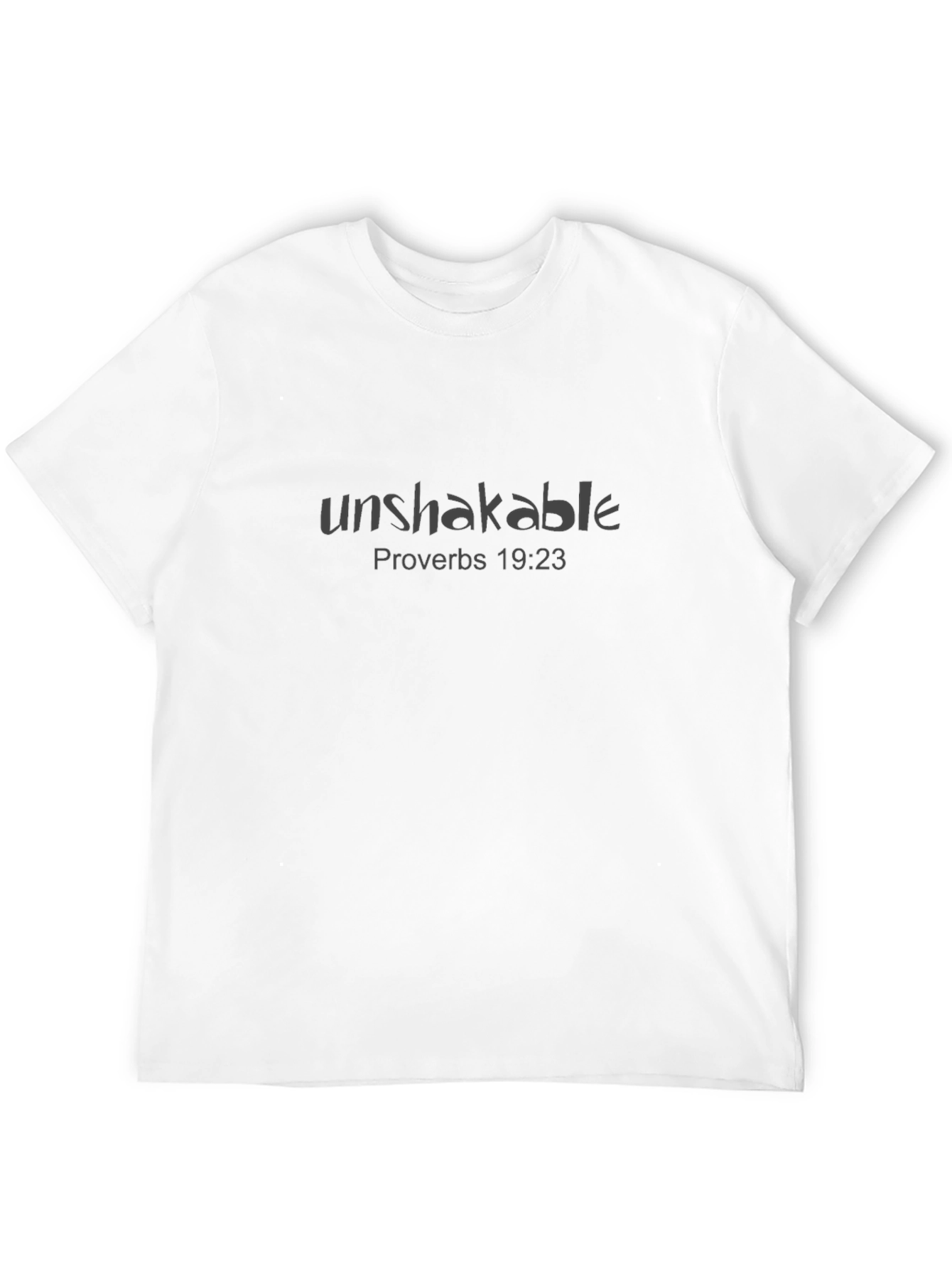 Unshakable Proverbs 19:23 Graphic Tee