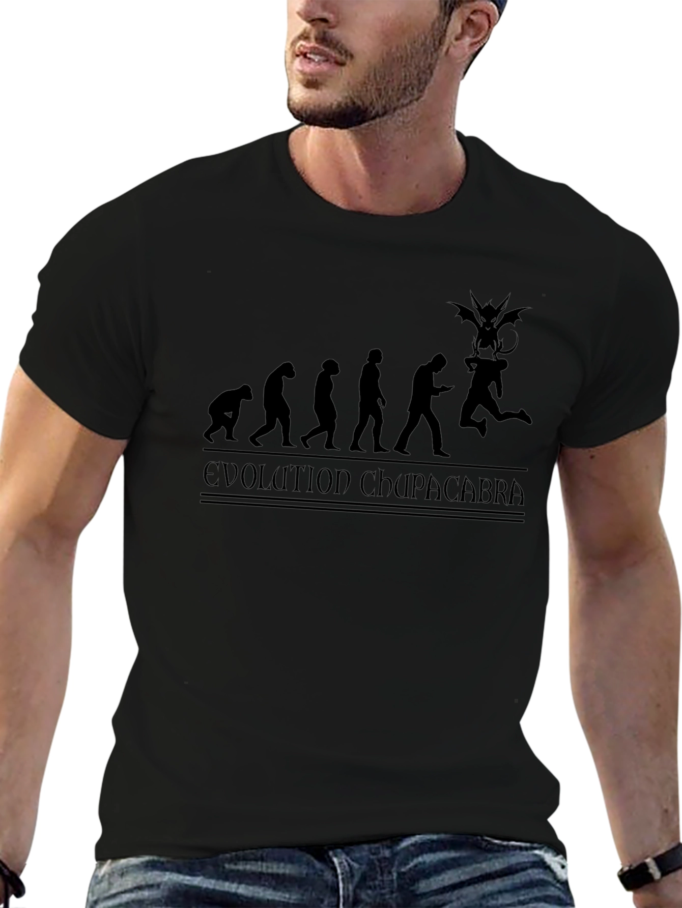 Evolution Chupacabra Graphic Tee - Black