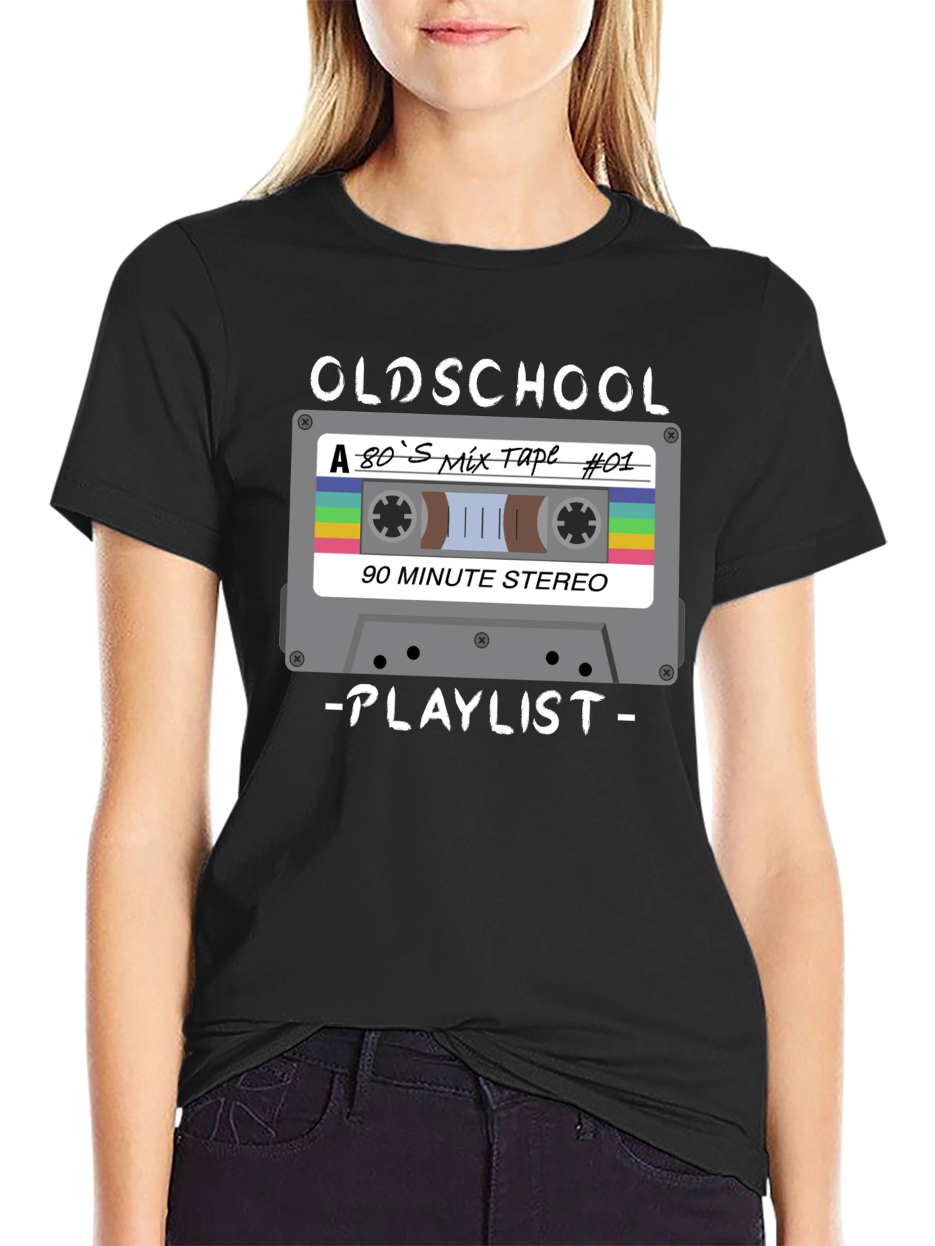 Oldschool 80s Mixtape Playlist T-Shirt