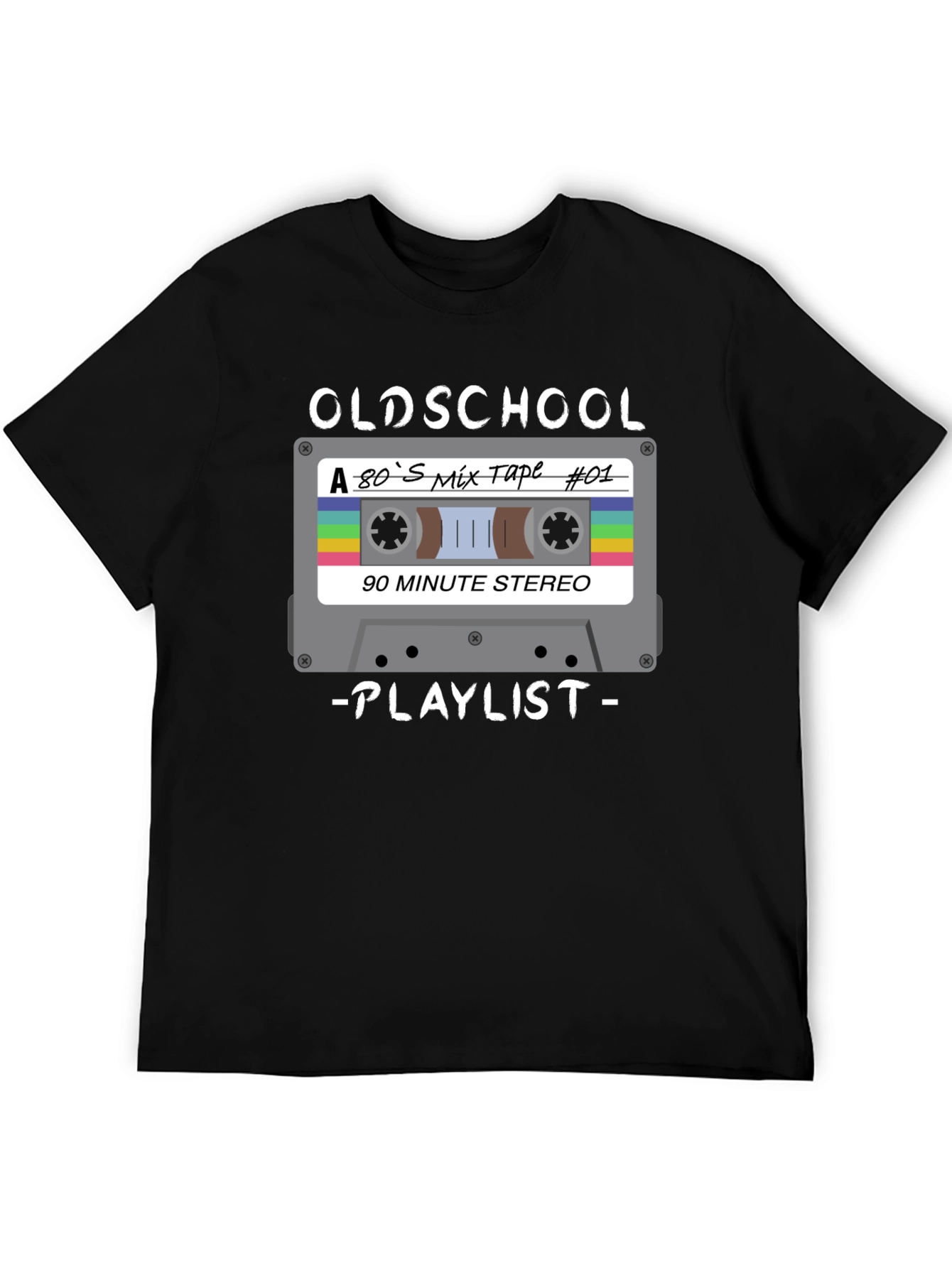 Oldschool 80s Mixtape Playlist T-Shirt