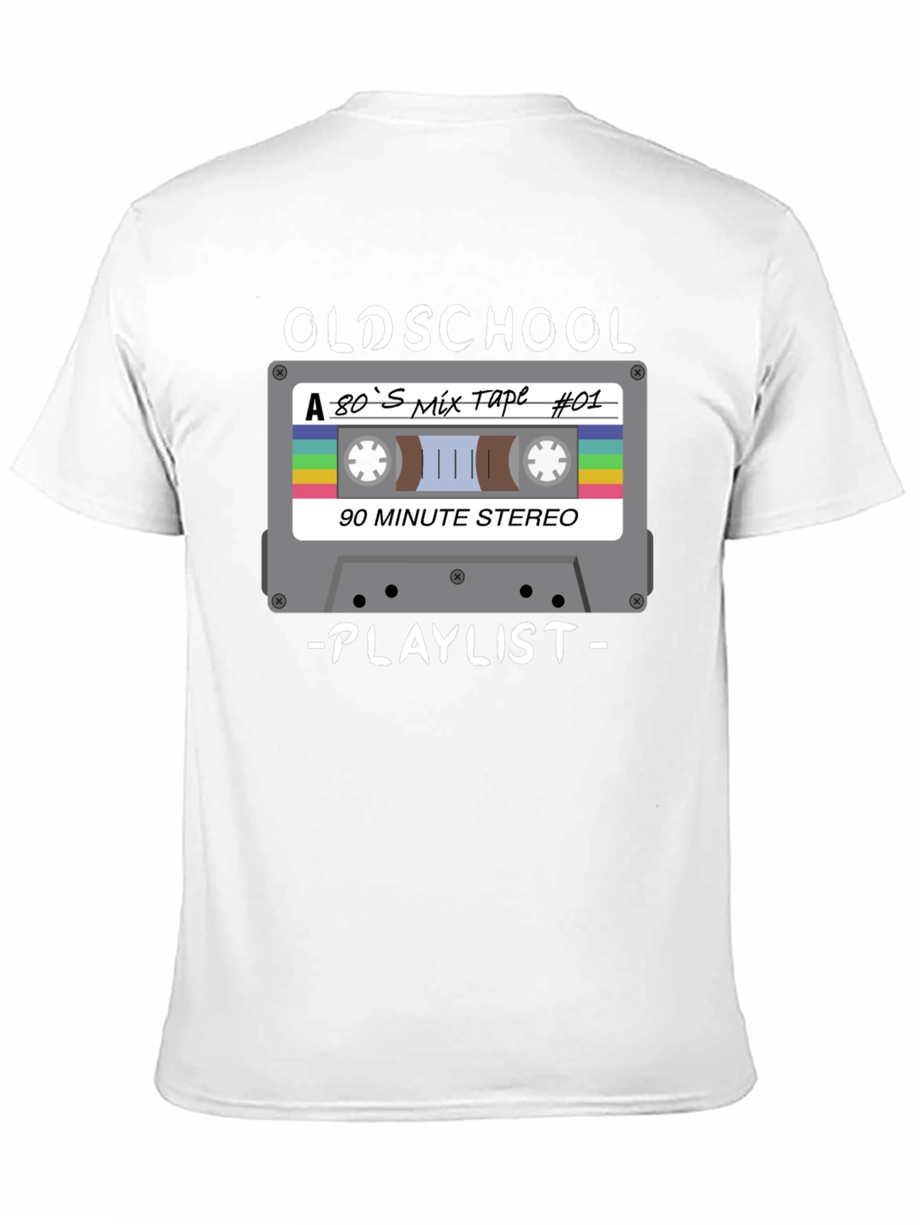 Oldschool 80s Mixtape Playlist T-Shirt