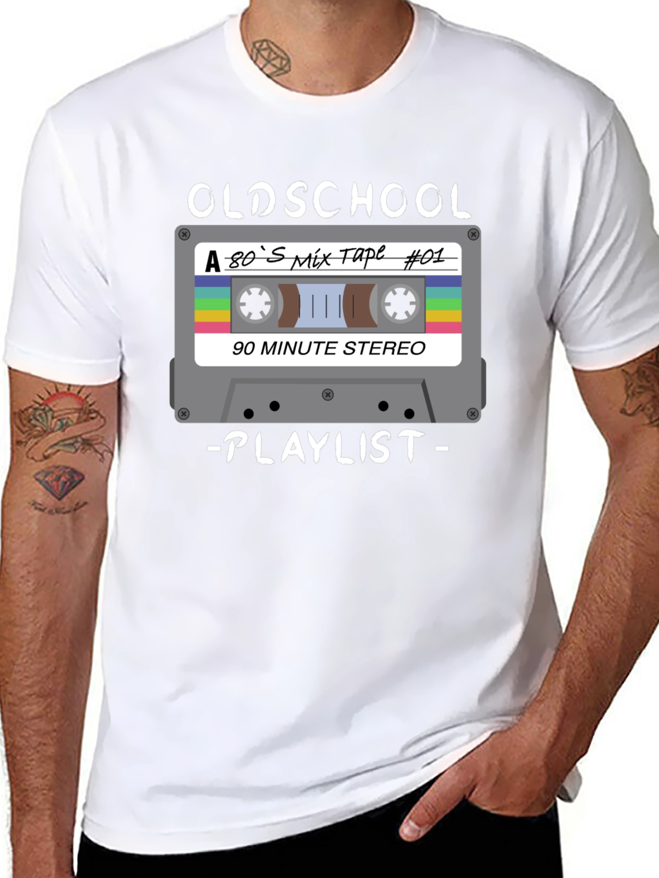 Oldschool 80s Mixtape Playlist T-Shirt
