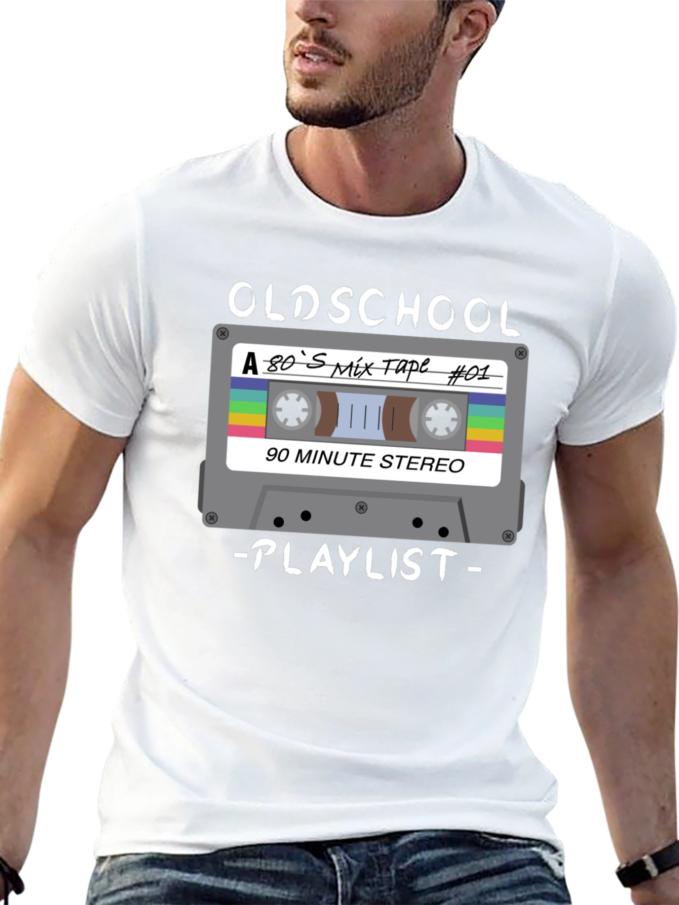 Oldschool 80s Mixtape Playlist T-Shirt