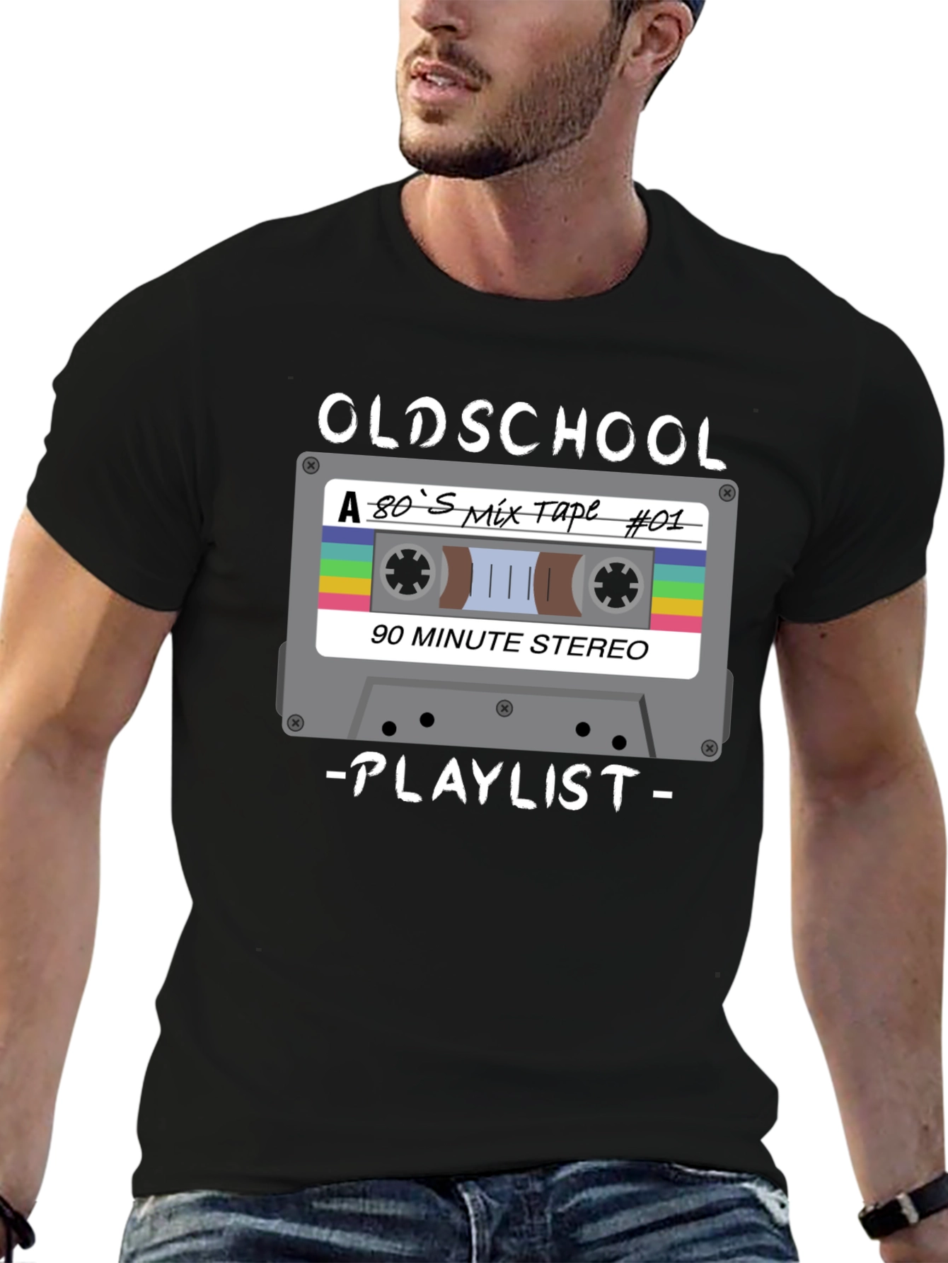 Oldschool 80s Mixtape Playlist T-Shirt