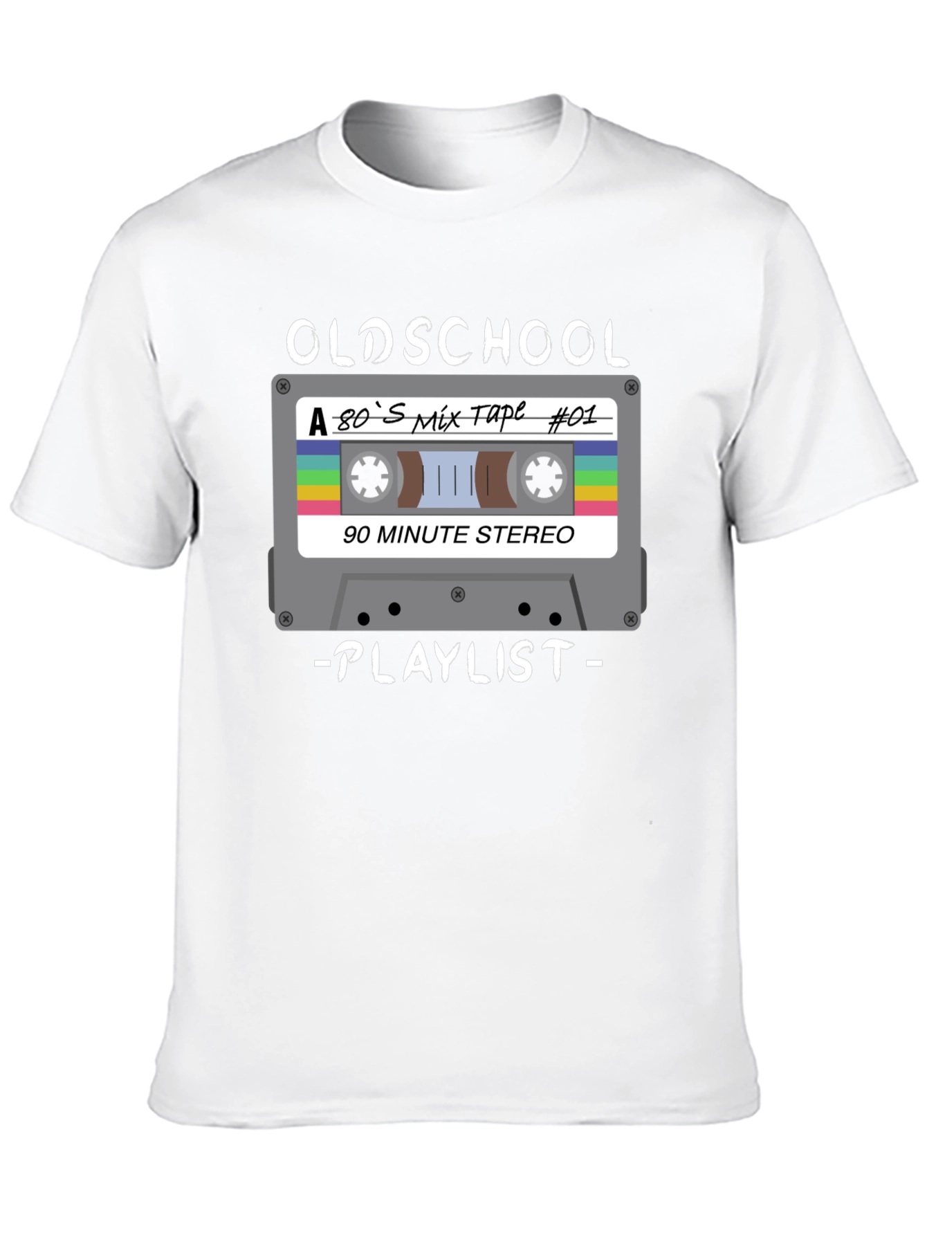 Oldschool 80s Mixtape Playlist T-Shirt