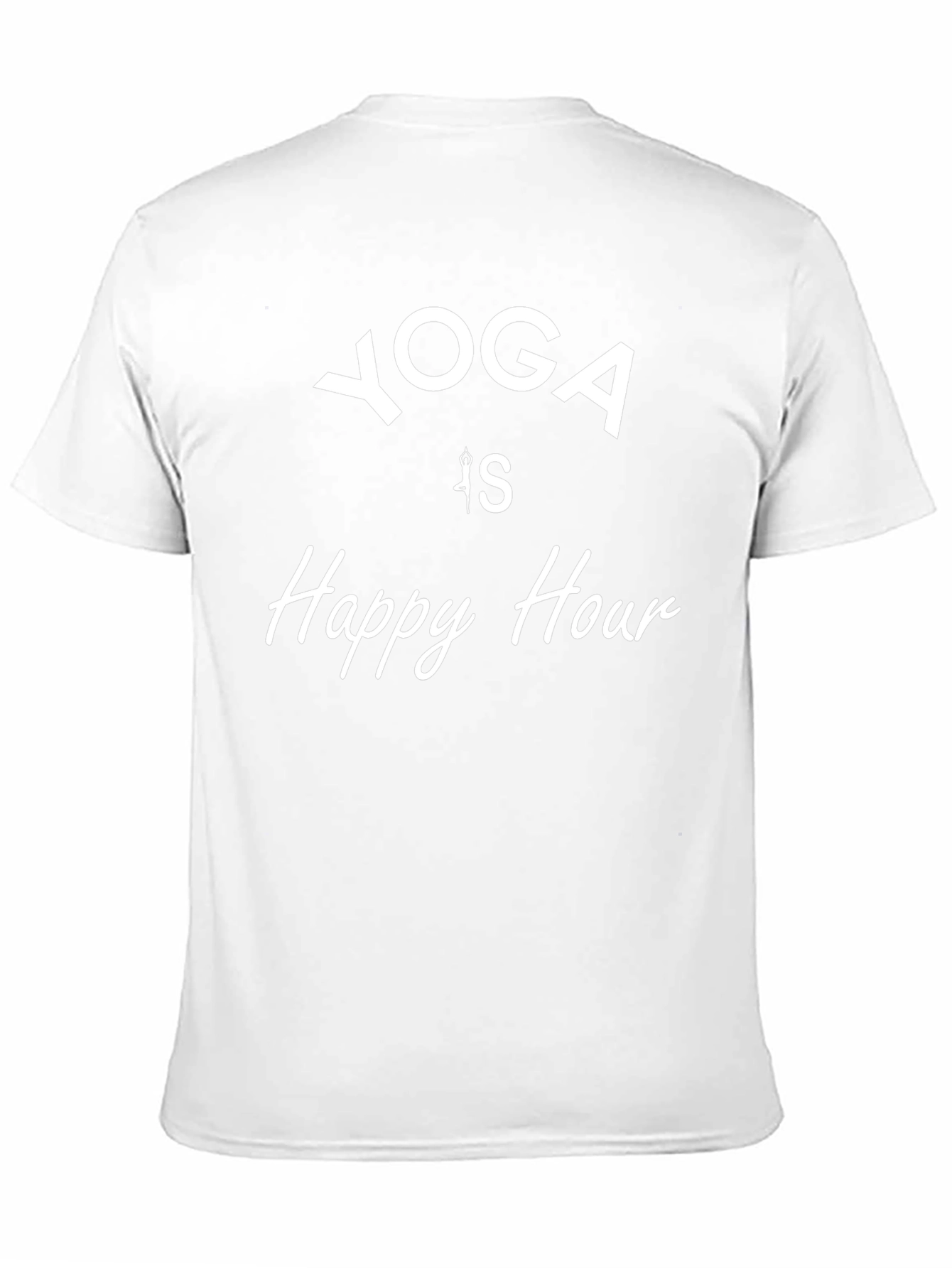 Yoga is Happy Hour Graphic T-Shirt