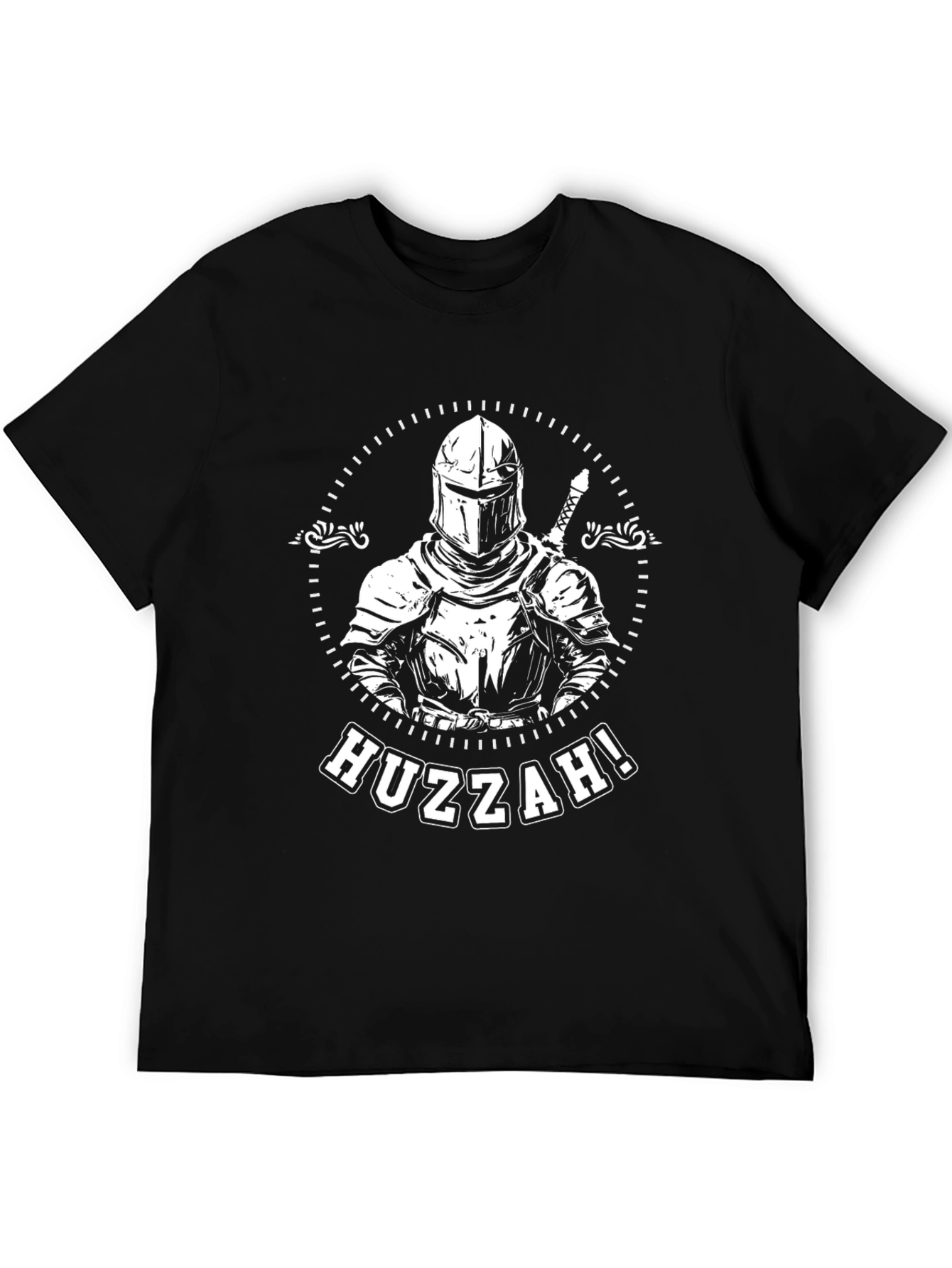 Huzzah Knight T-Shirt - Black