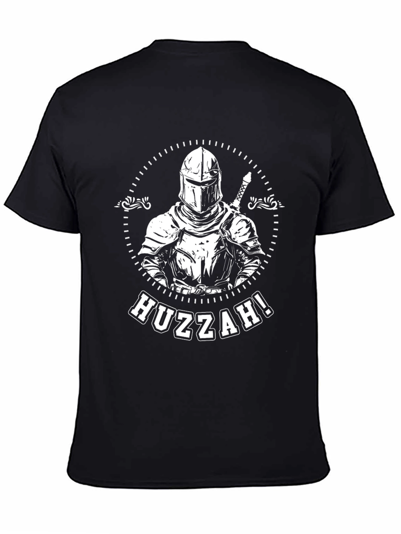 Huzzah Knight T-Shirt - Black