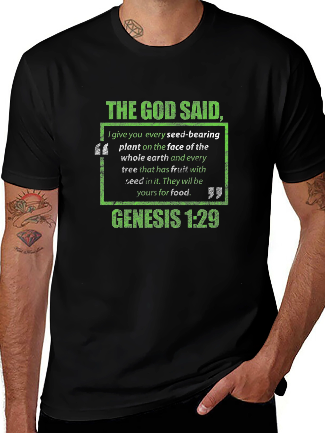 The God Said Genesis 1:29 T-Shirt