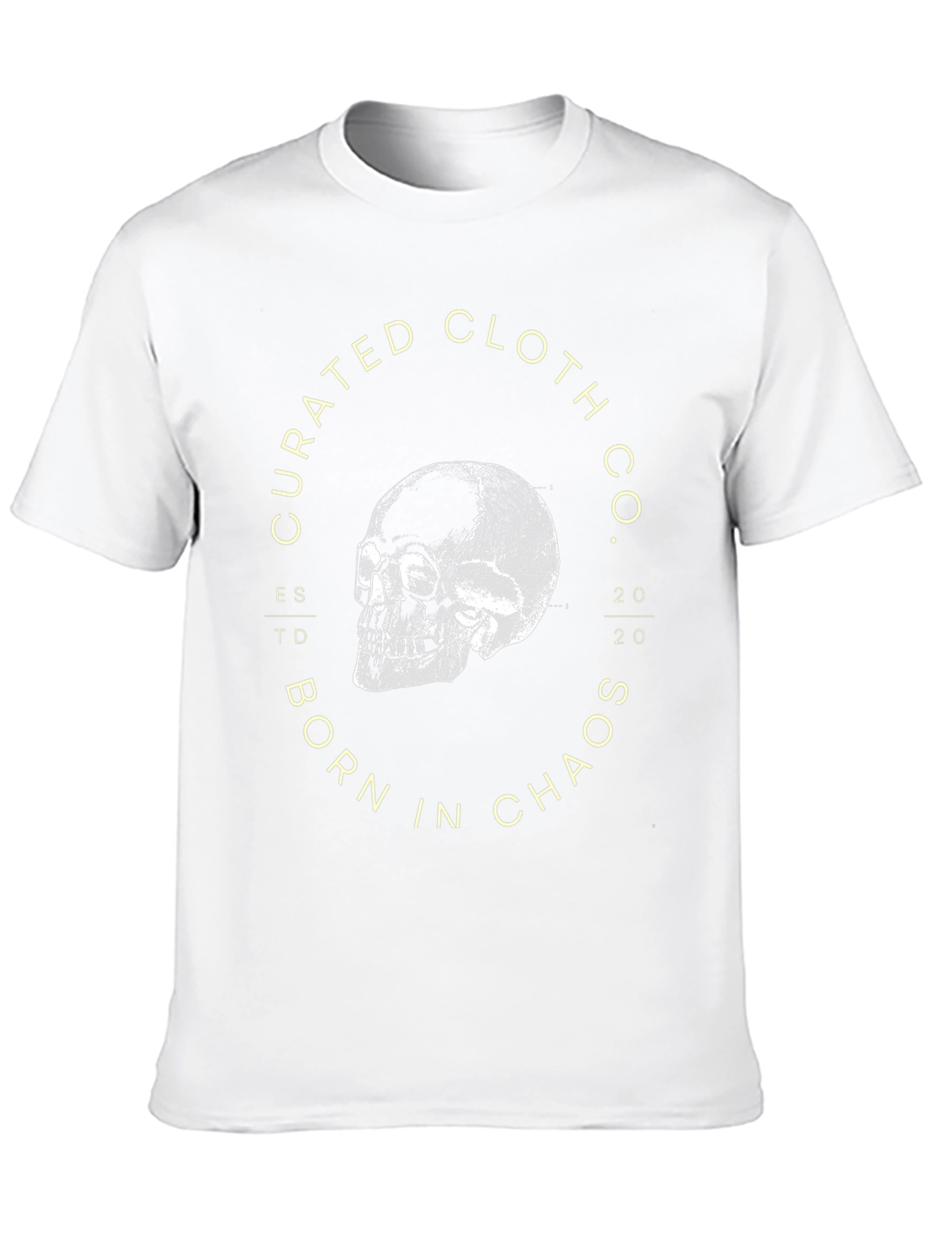 Curated Cloth Co. Skull Graphic Tee - Black