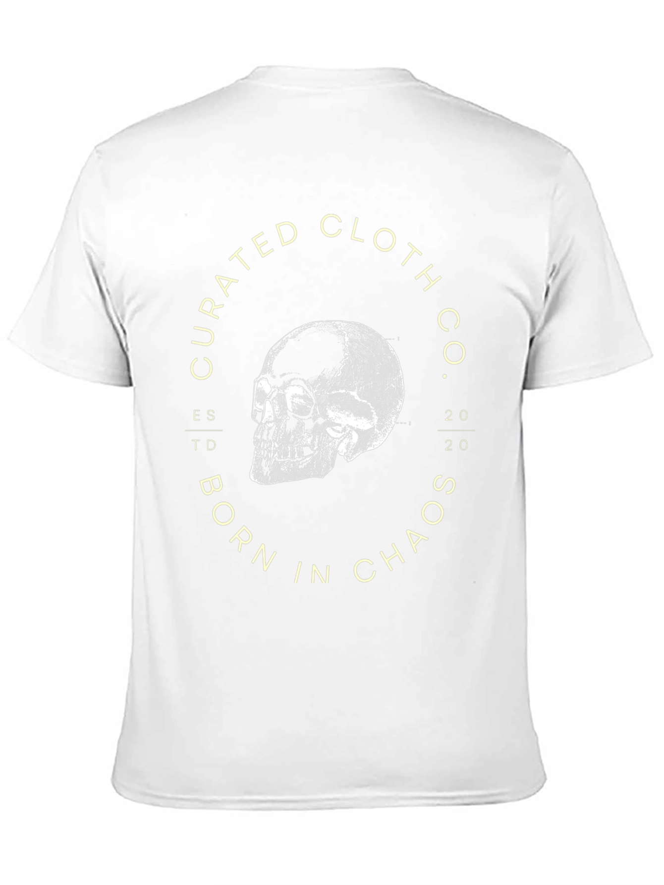 Curated Cloth Co. Skull Graphic Tee - Black