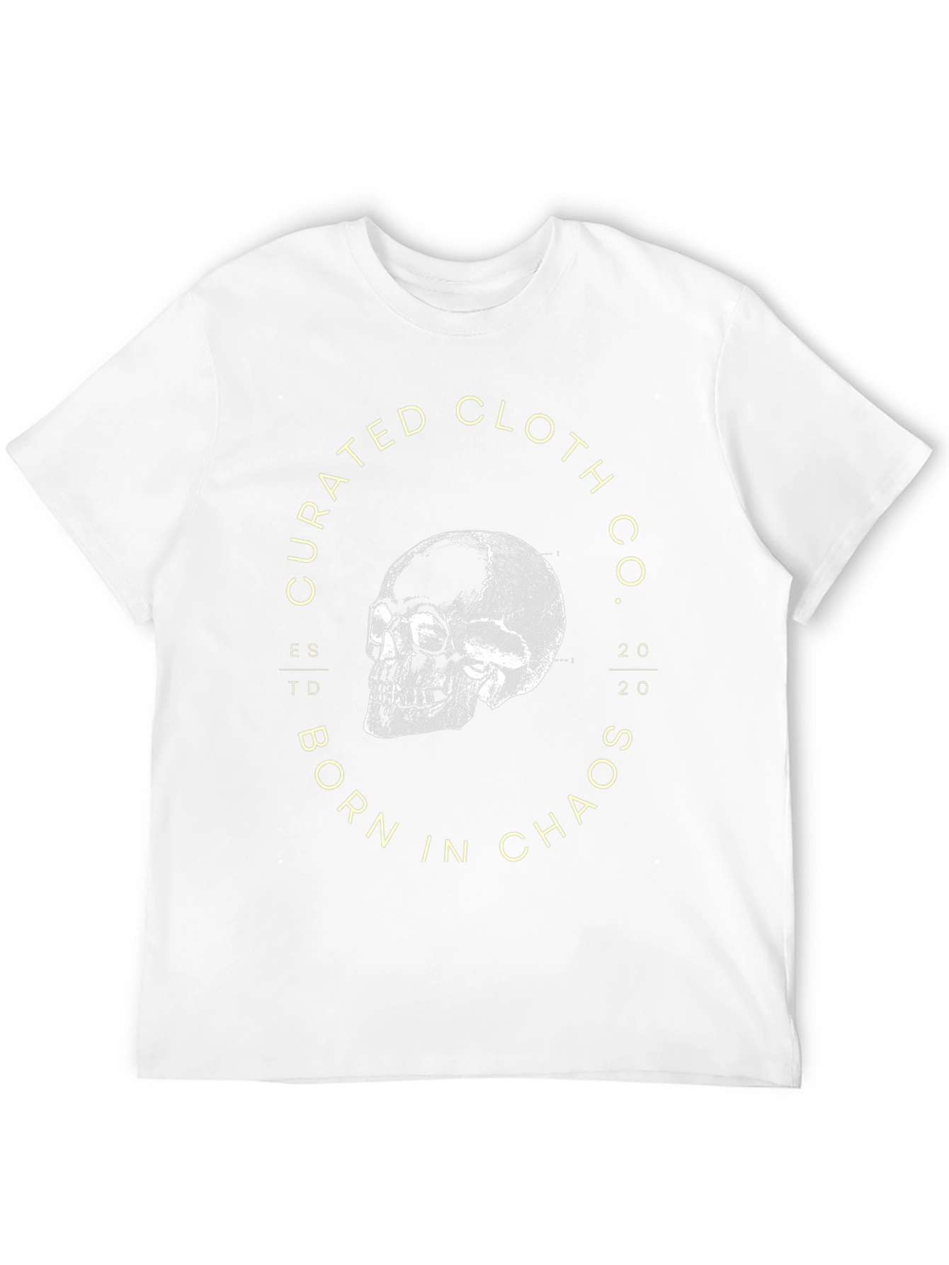 Curated Cloth Co. Skull Graphic Tee - Black