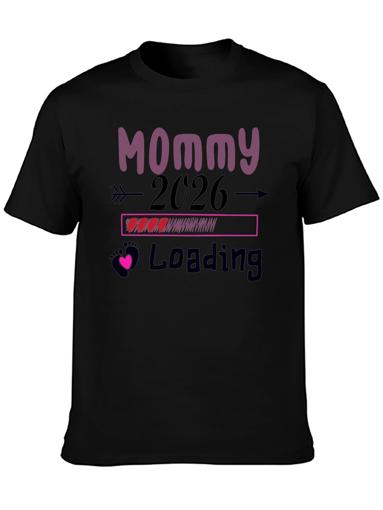 Mommy to Be 2026 Loading T-Shirt