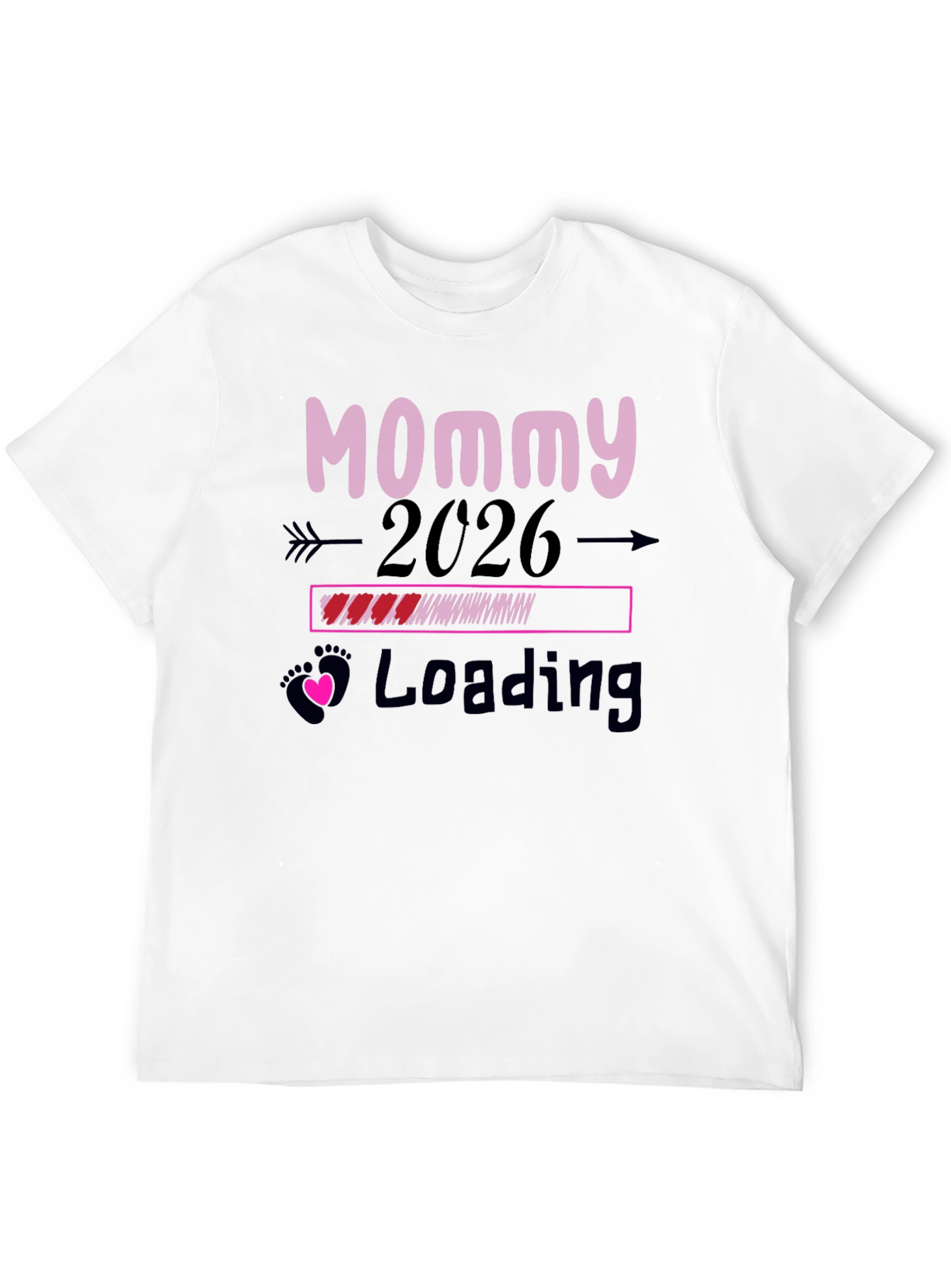 Mommy to Be 2026 Loading T-Shirt