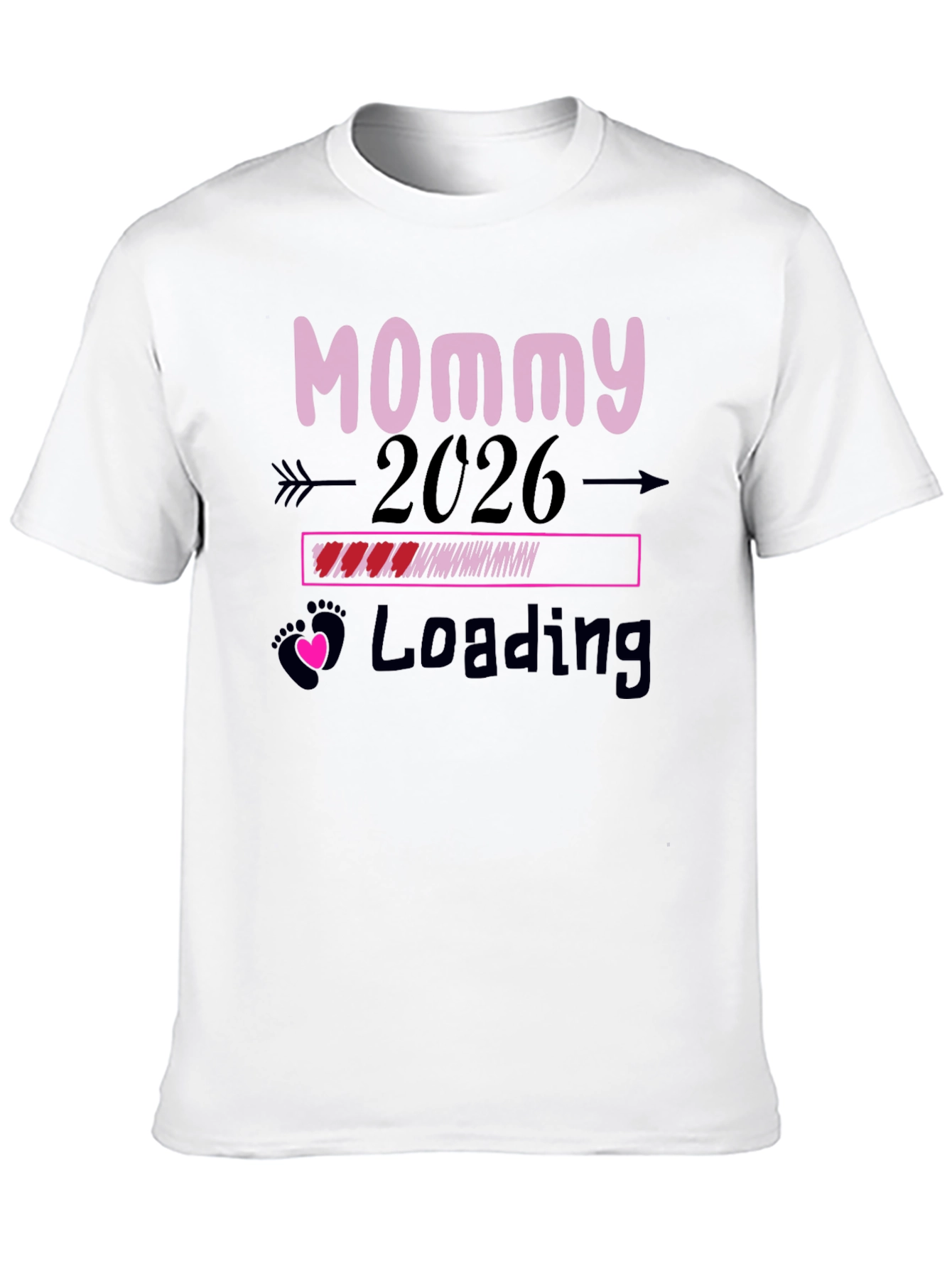 Mommy to Be 2026 Loading T-Shirt