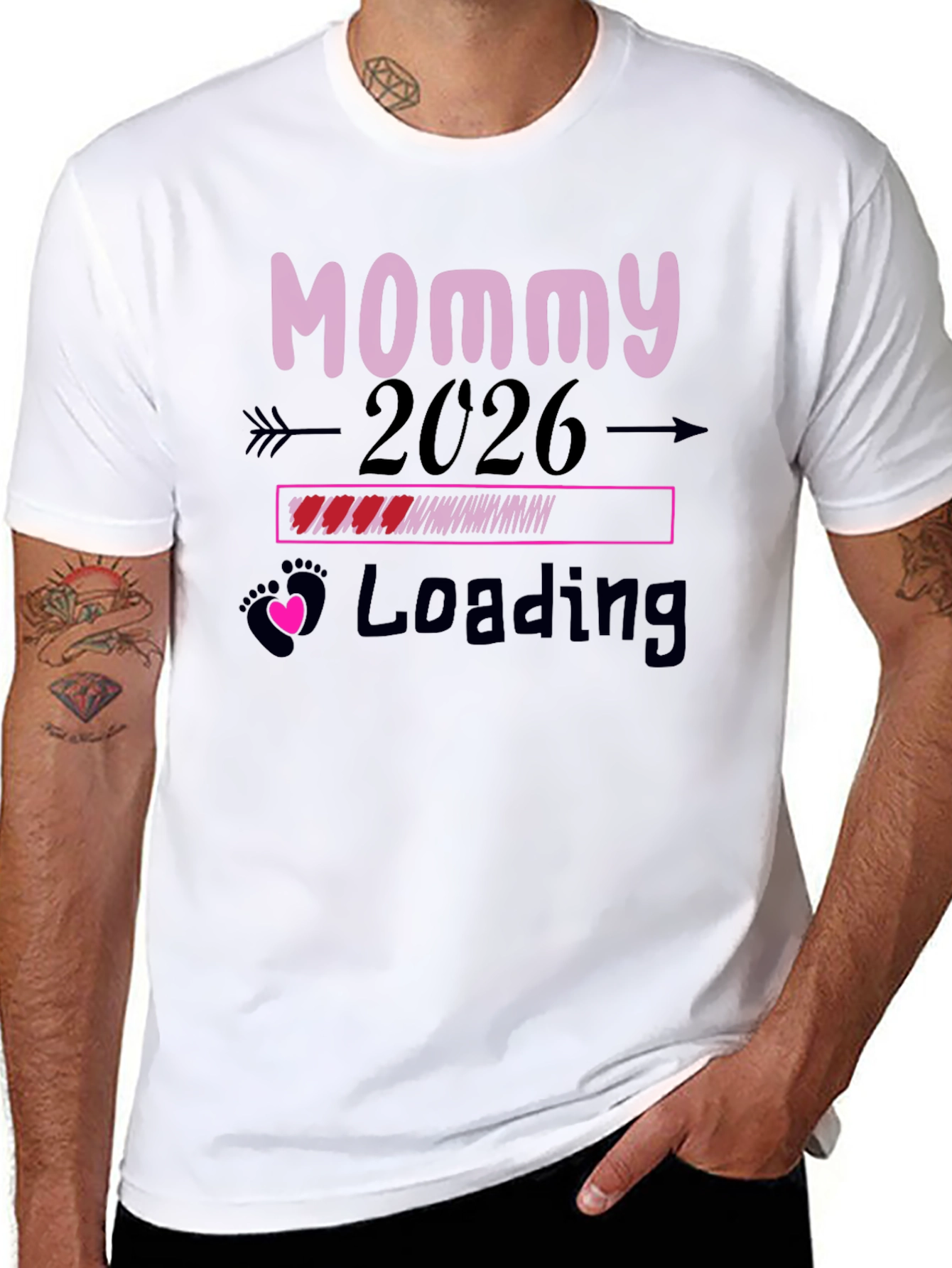 Mommy to Be 2026 Loading T-Shirt