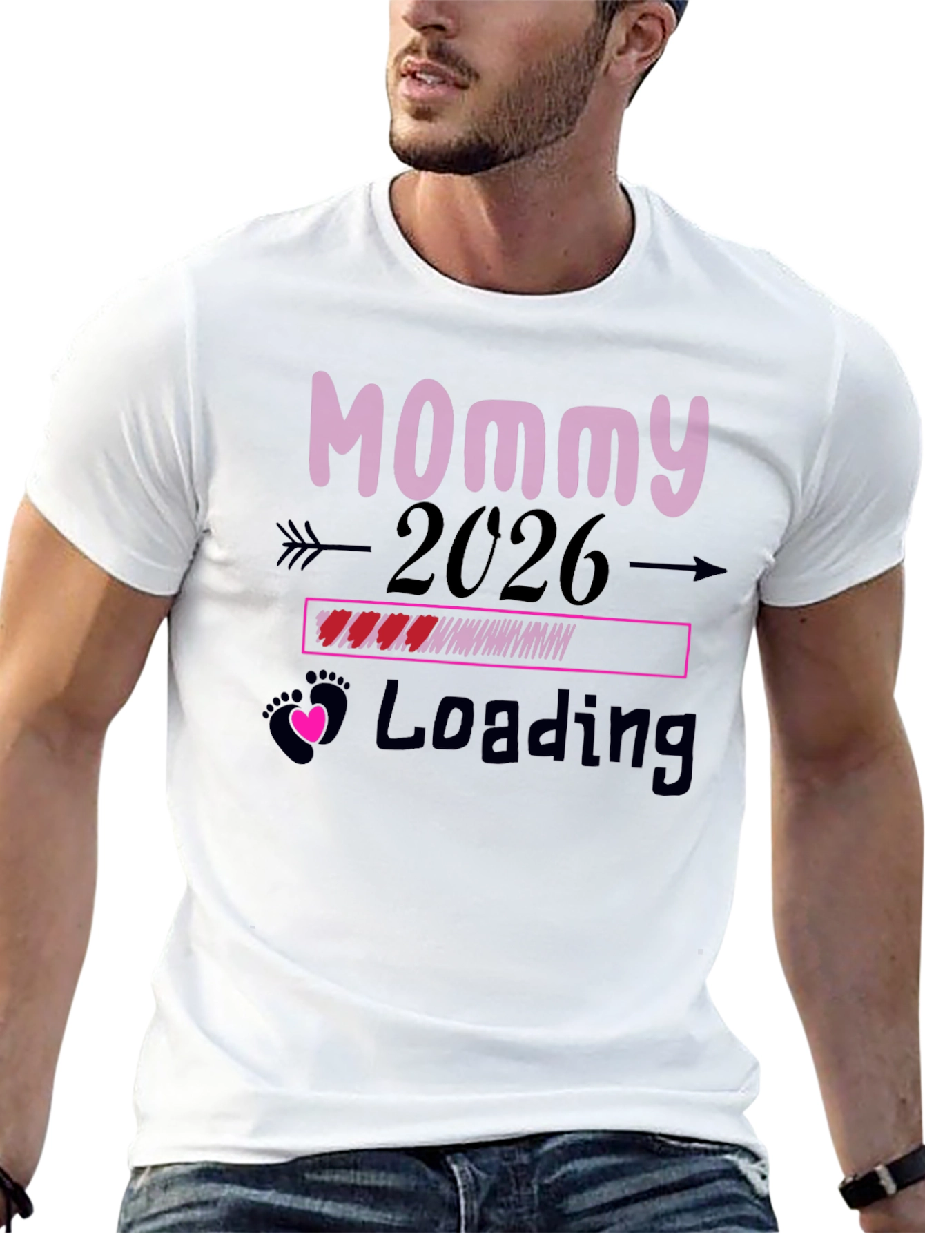 Mommy to Be 2026 Loading T-Shirt