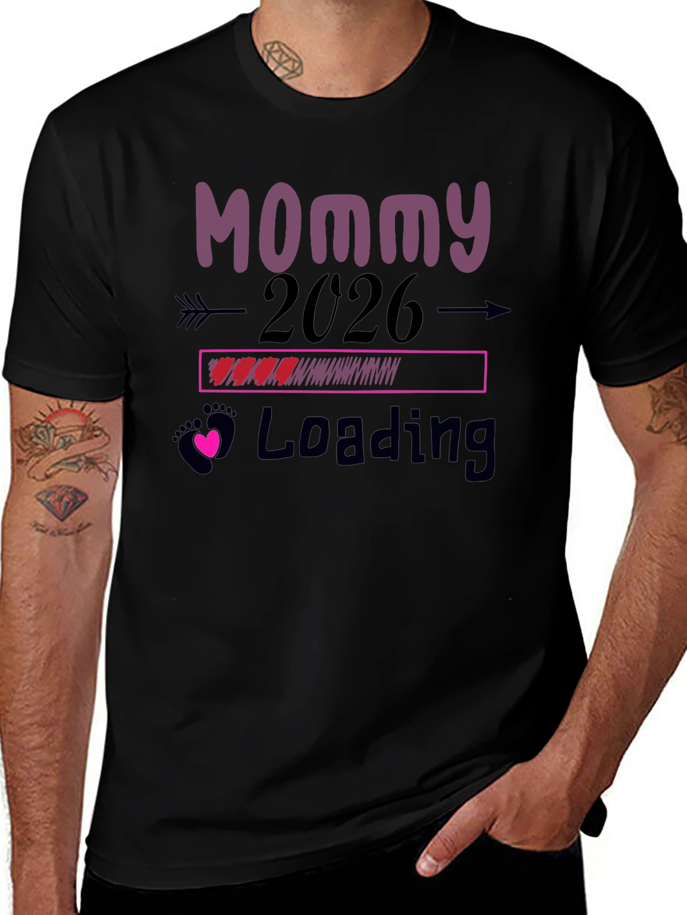 Mommy to Be 2026 Loading T-Shirt