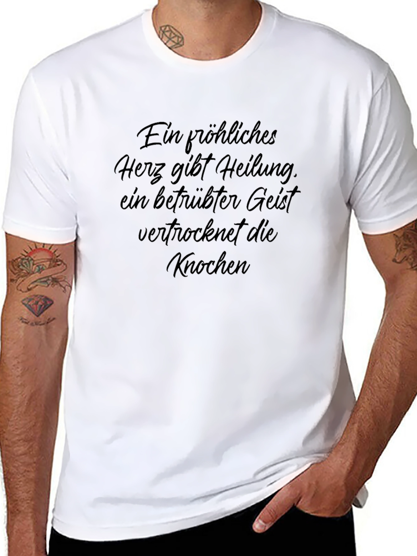 Inspirational German Quote Black T-Shirt