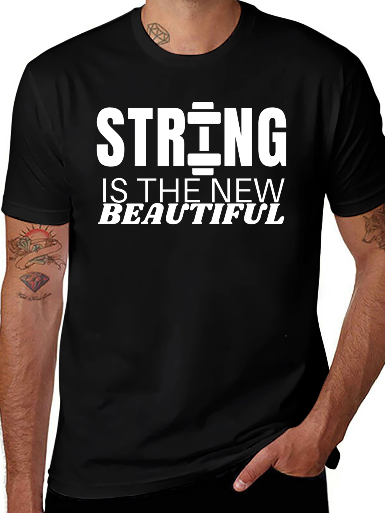 Strong is the New Beautiful Black T-Shirt