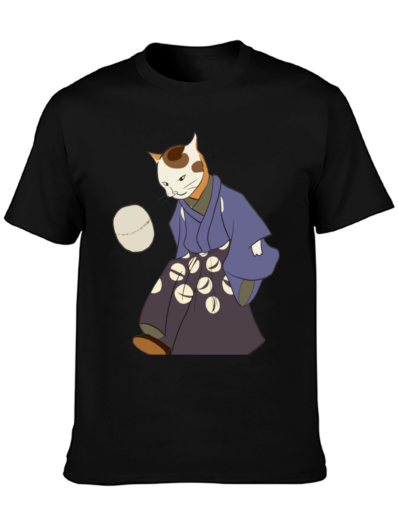 Cat Kimono Graphic Tee - Unique Anime Style