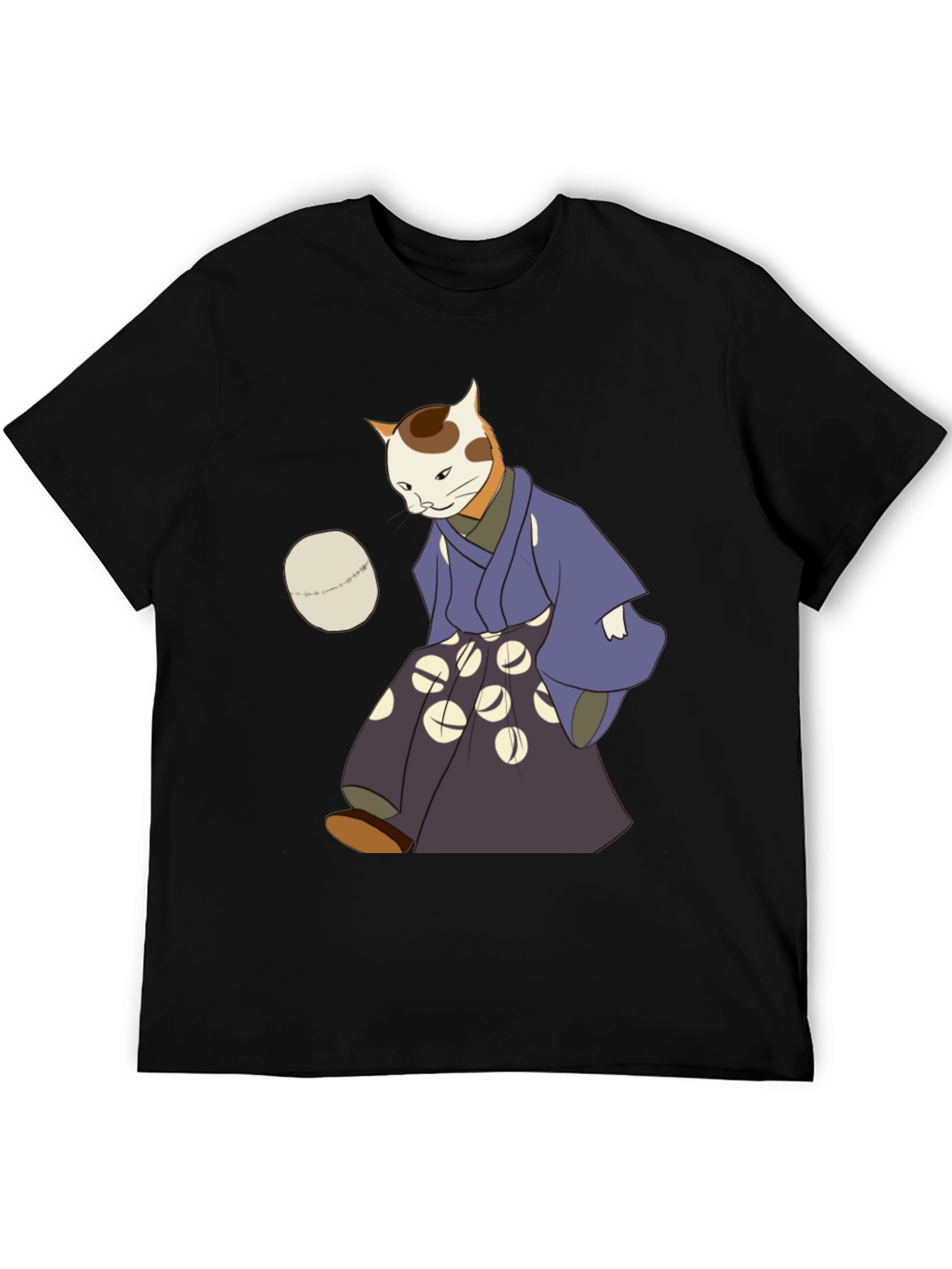 Cat Kimono Graphic Tee - Unique Anime Style