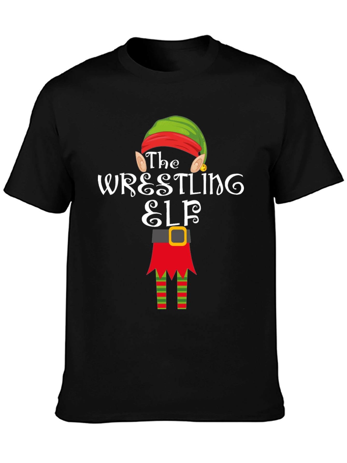 The Wrestling Elf T-Shirt - Holiday Fun