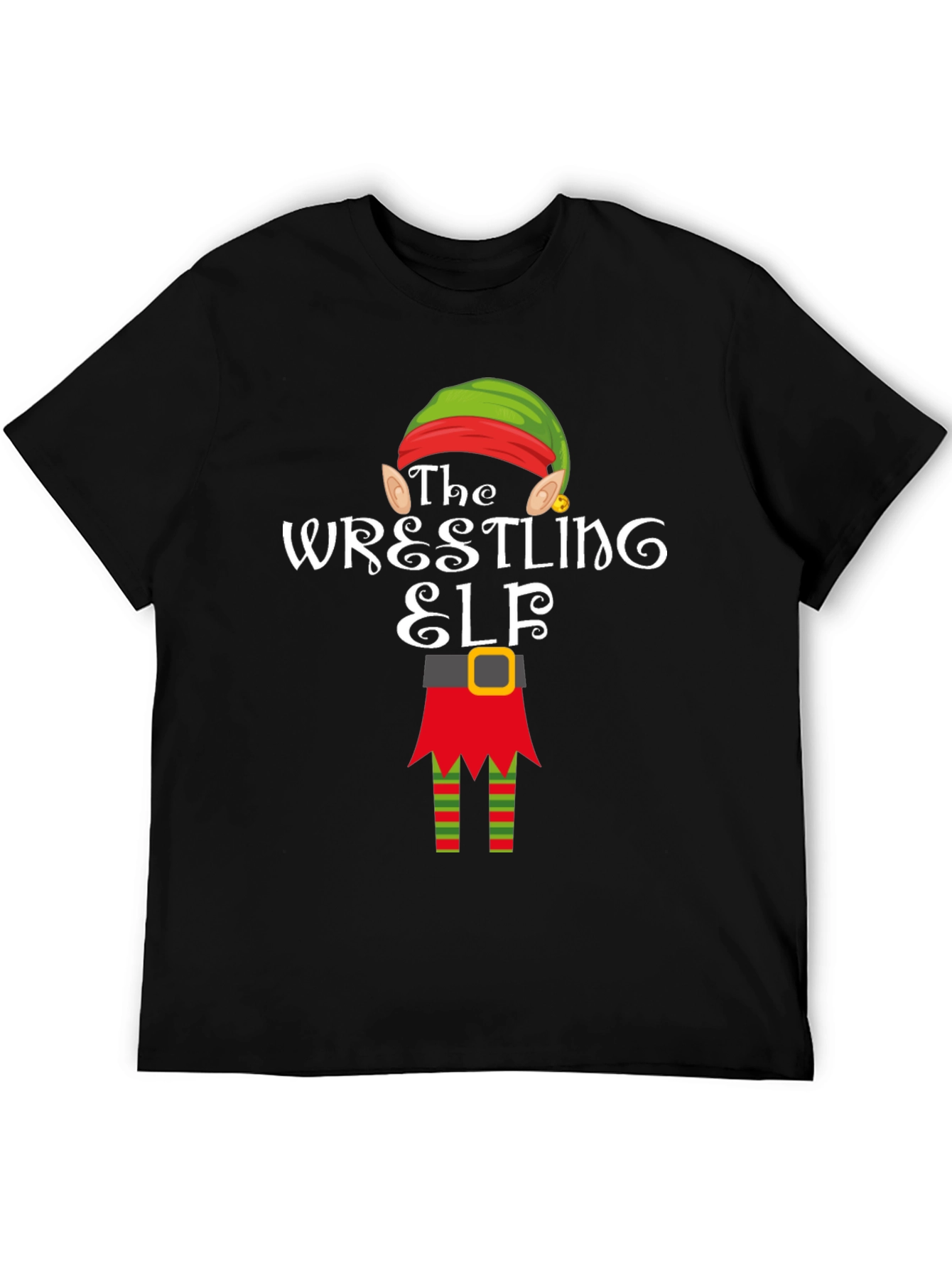 The Wrestling Elf T-Shirt - Holiday Fun