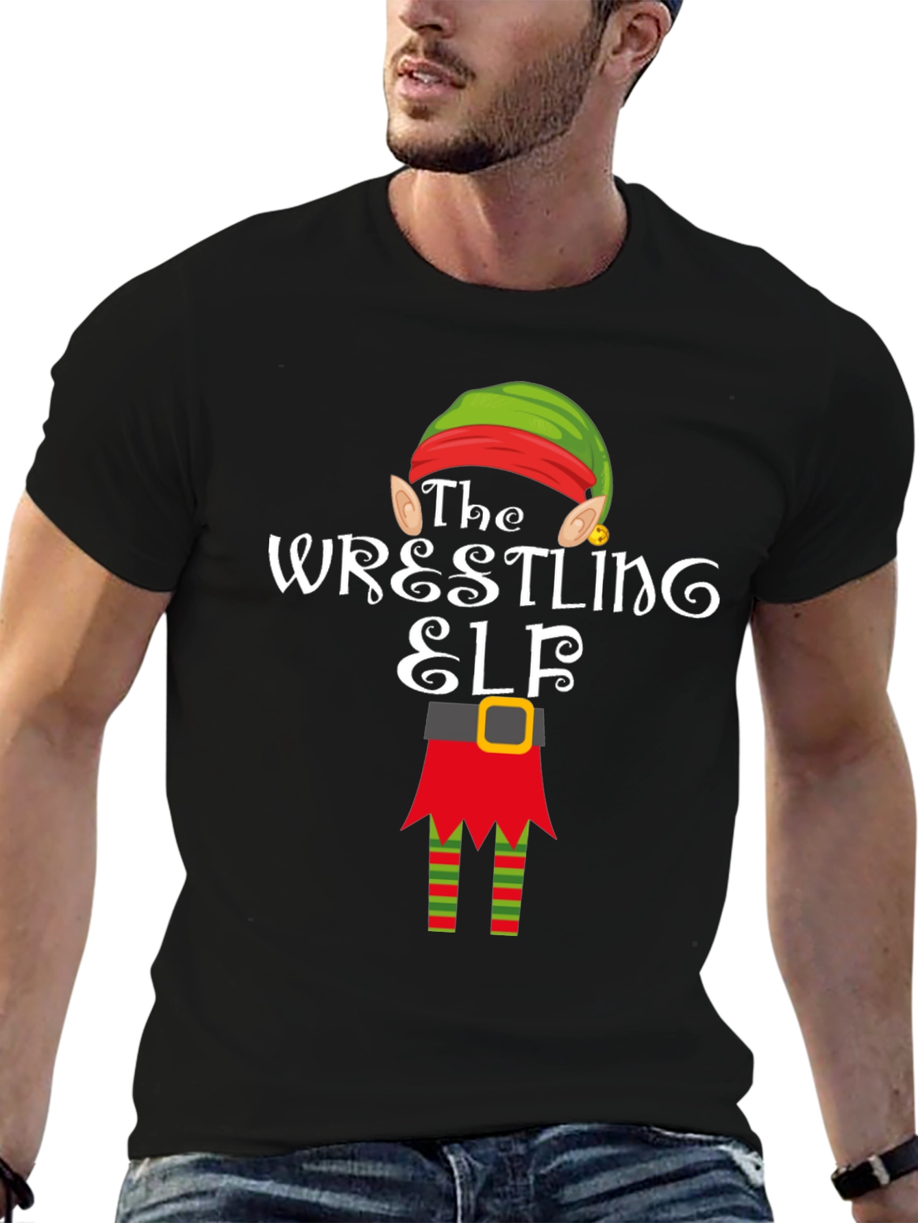 The Wrestling Elf T-Shirt - Holiday Fun