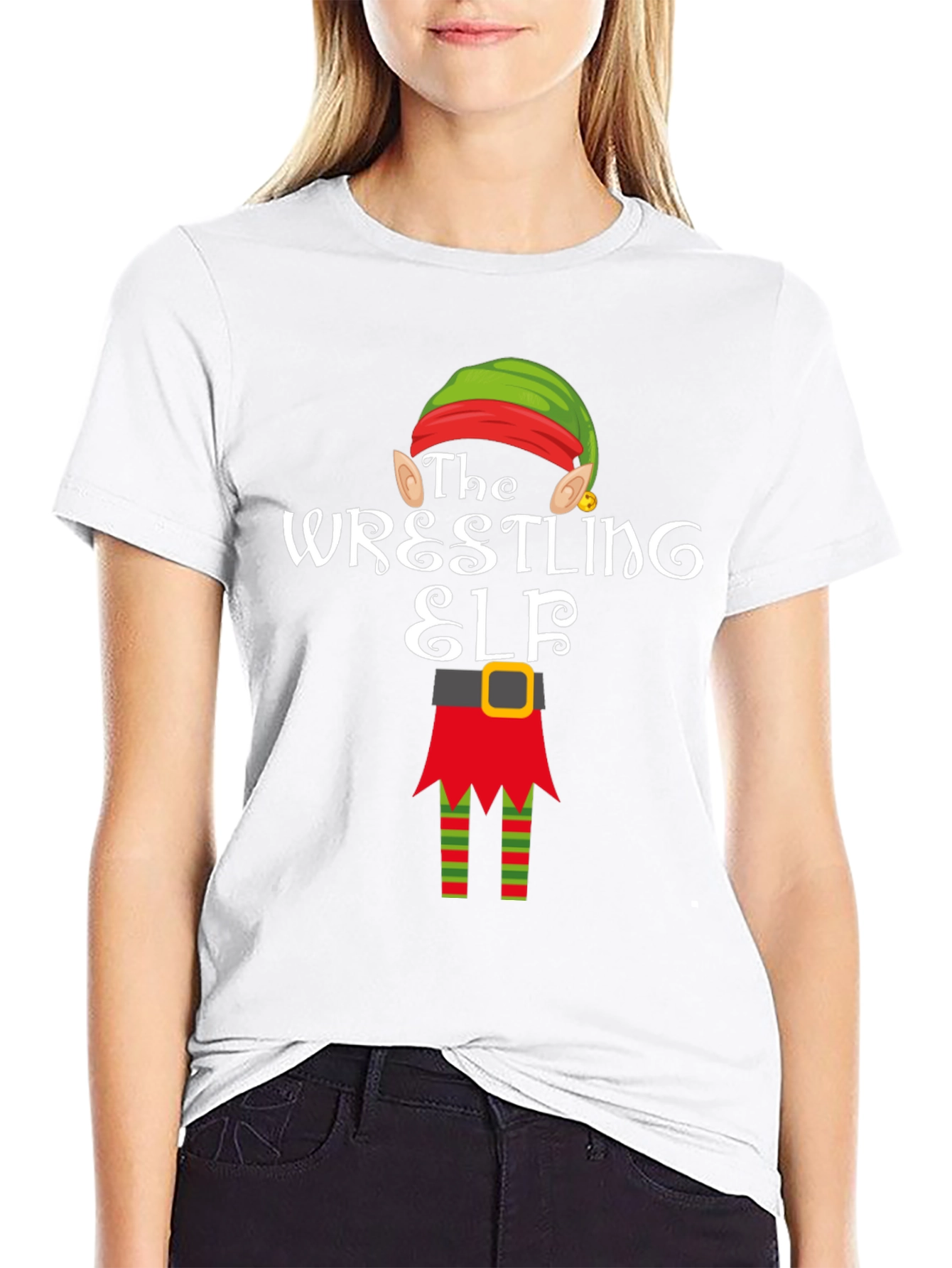 The Wrestling Elf T-Shirt - Holiday Fun